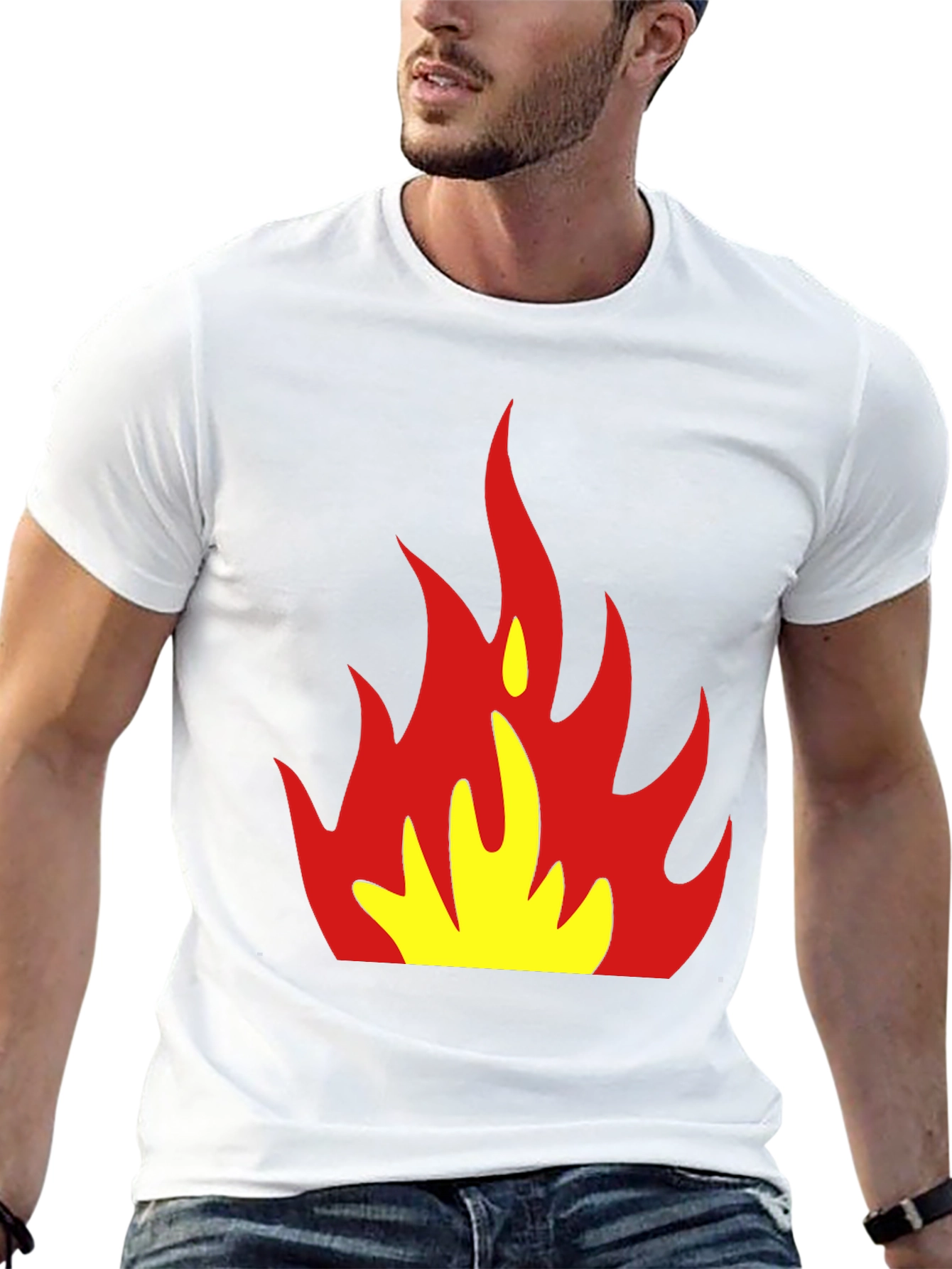 Flaming Hot Graphic Tee - Bold & Trendy