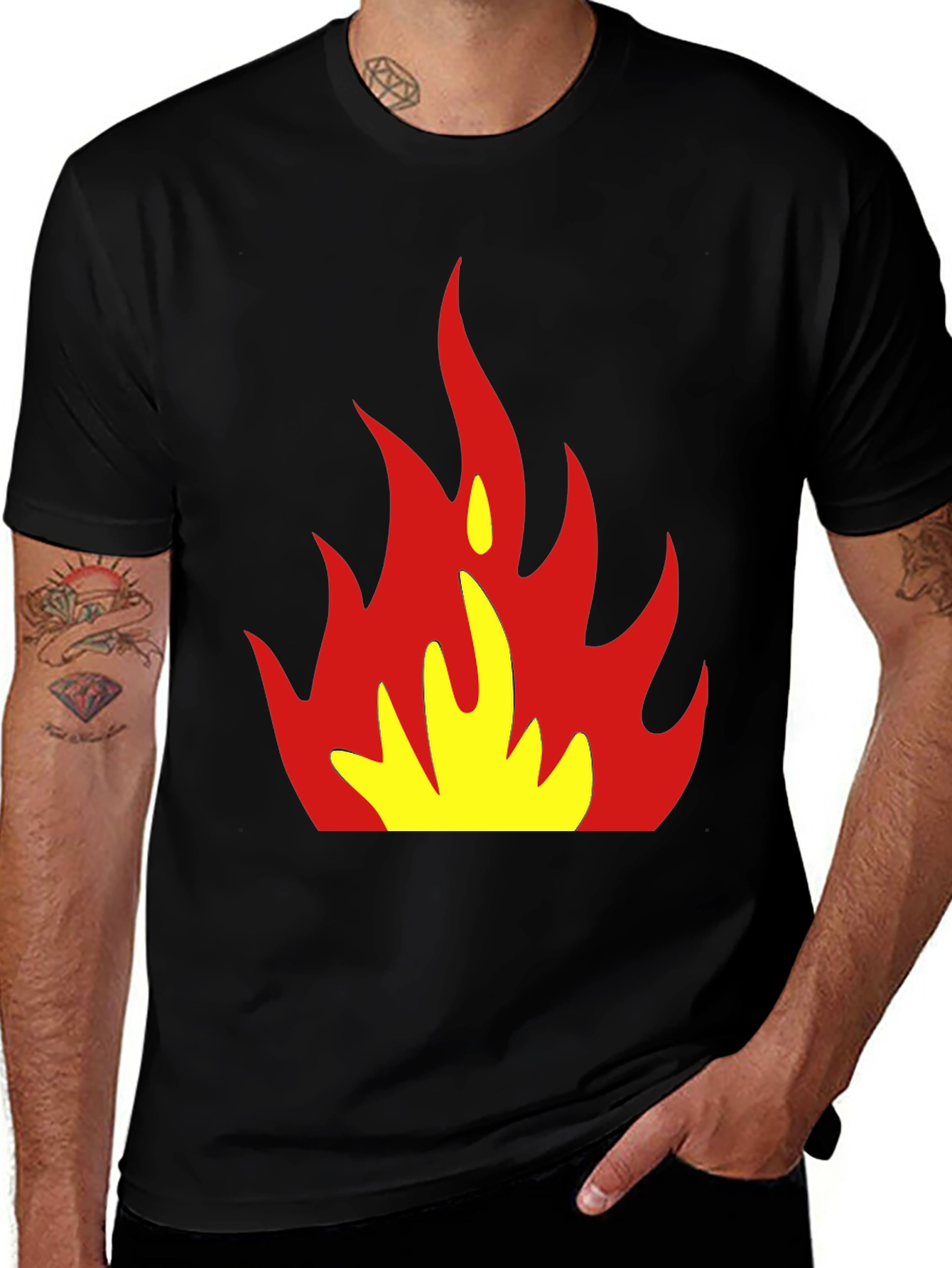 Flaming Hot Graphic Tee - Bold & Trendy