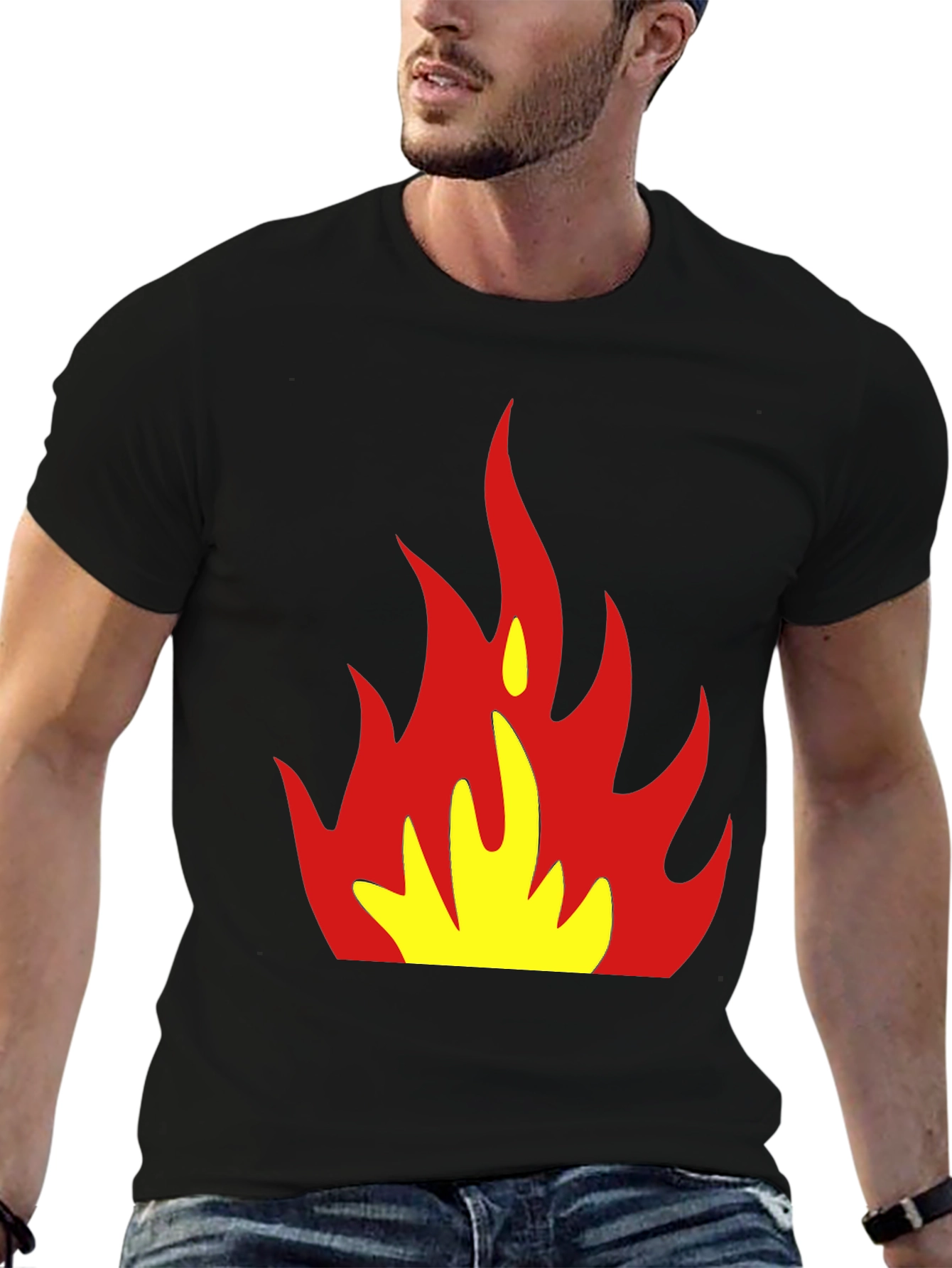 Flaming Hot Graphic Tee - Bold & Trendy