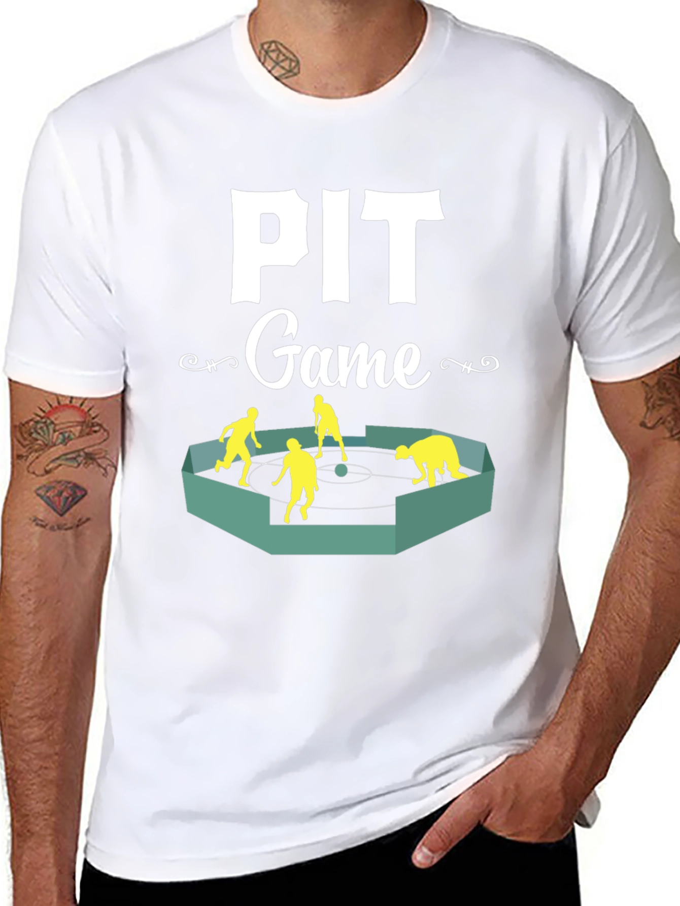 Pit Game Graphic T-Shirt - Unisex