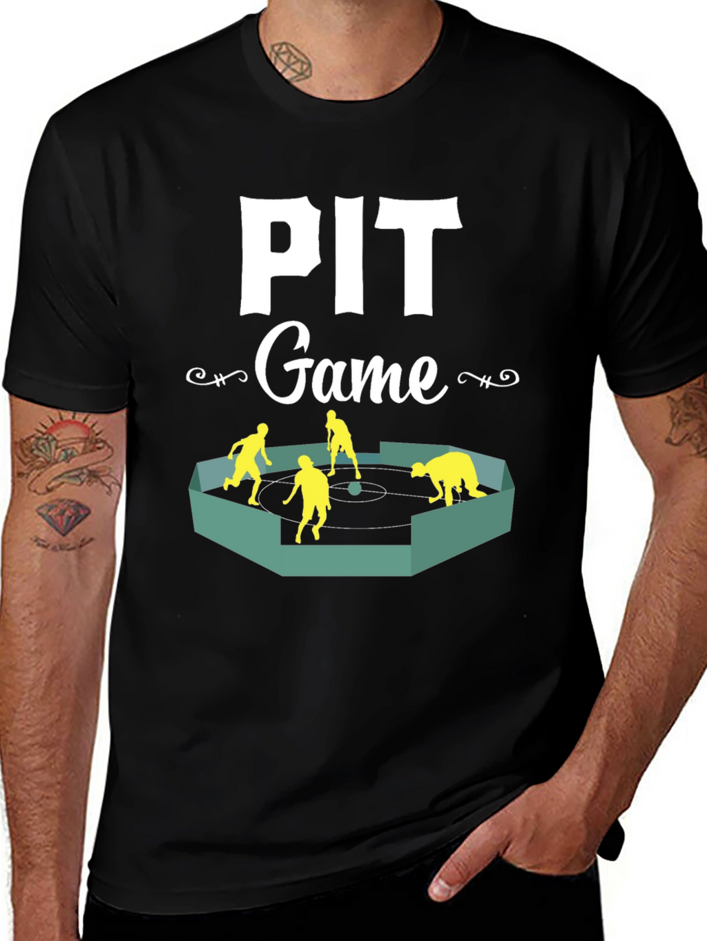 Pit Game Graphic T-Shirt - Unisex