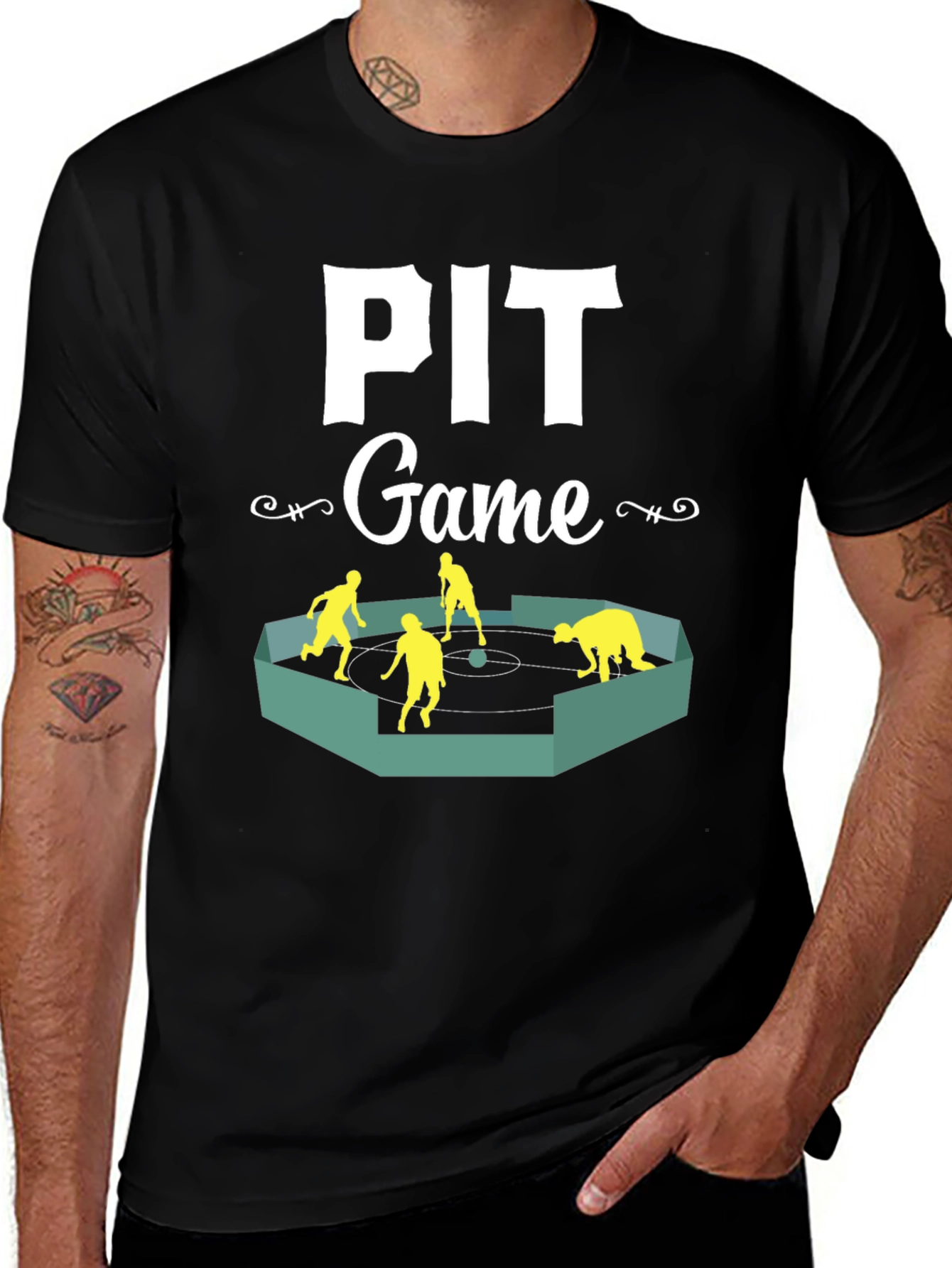 Pit Game Graphic T-Shirt - Unisex
