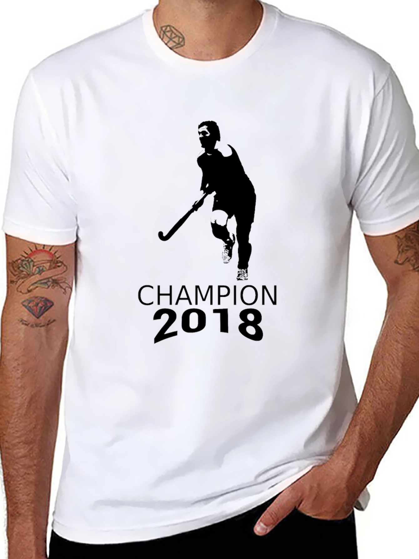 Champion 2018 Graphic Tee - Black