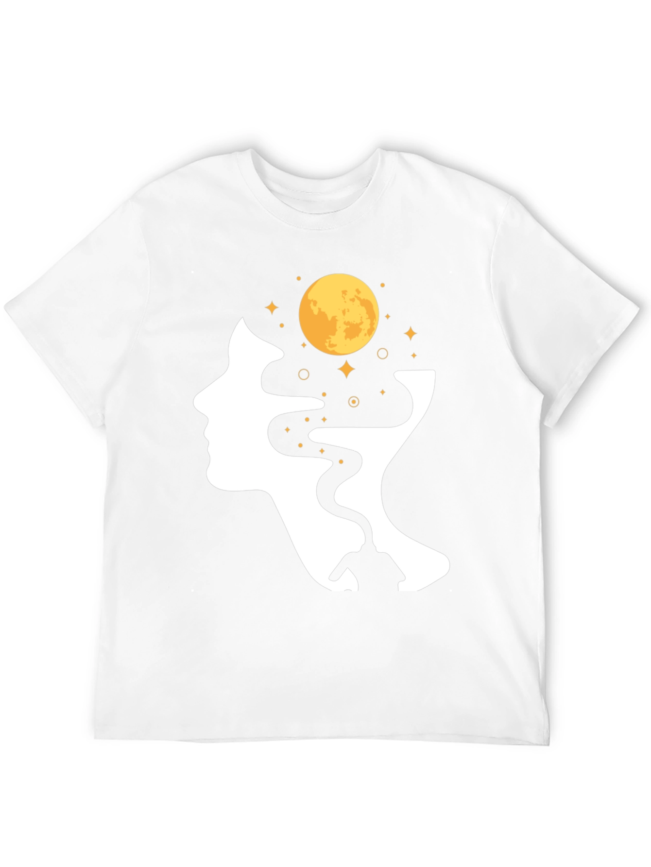 Moon Mind Graphic Tee - Unisex Black T-Shirt