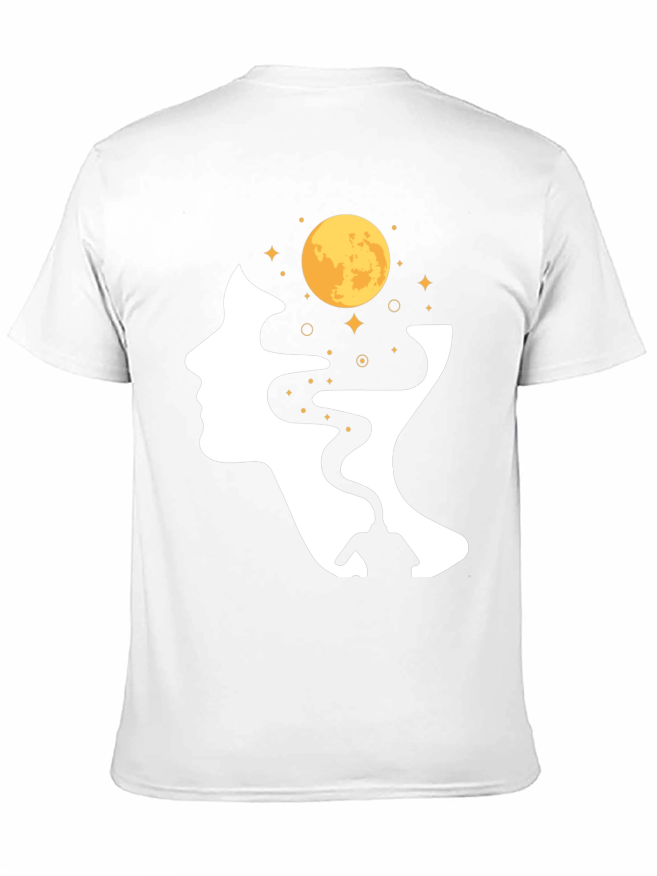 Moon Mind Graphic Tee - Unisex Black T-Shirt