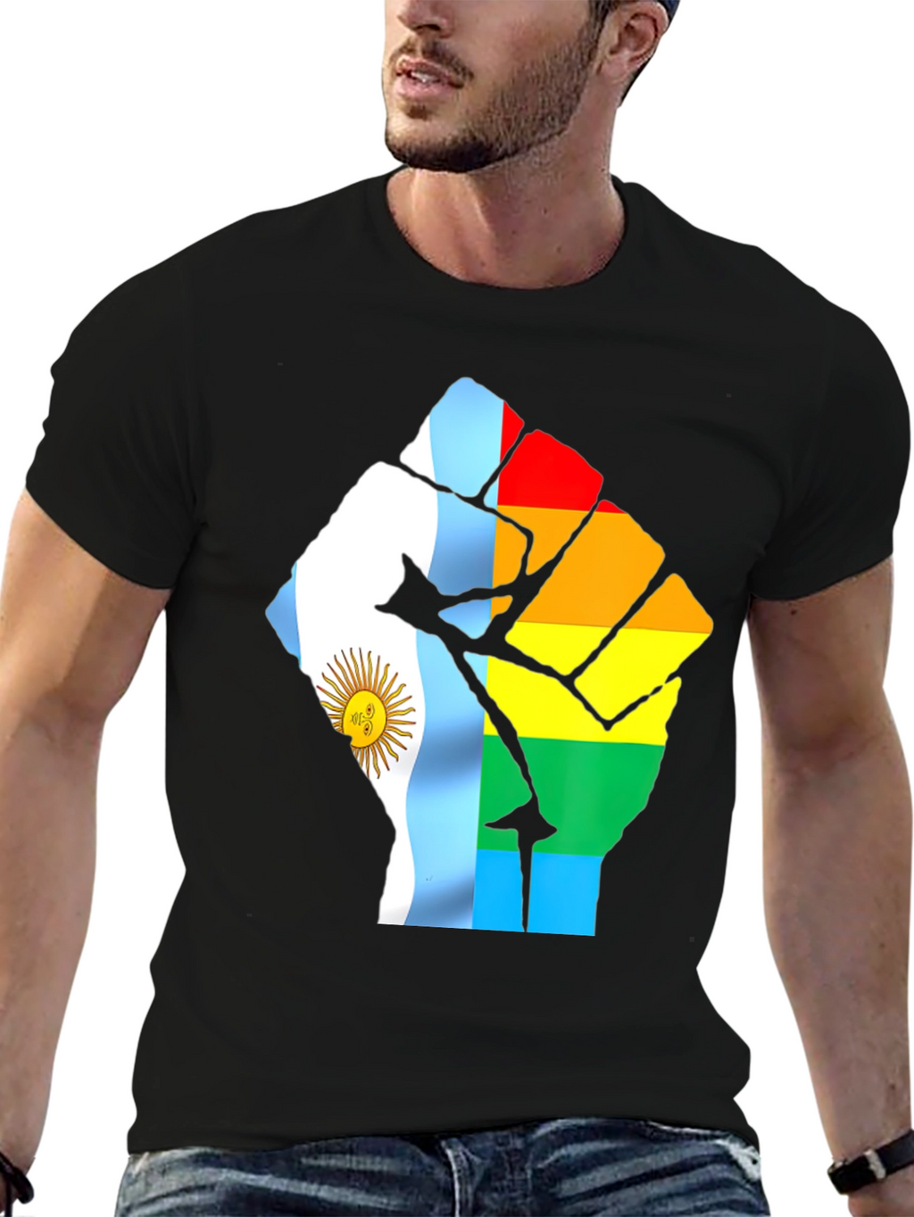 Argentina Pride Fist T-Shirt