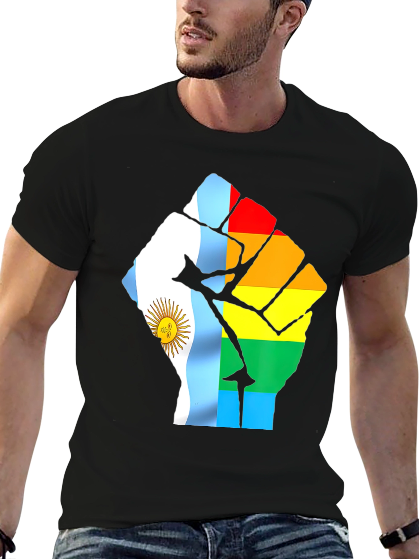 Argentina Pride Fist T-Shirt