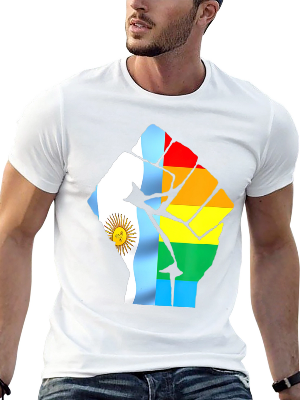 Argentina Pride Fist T-Shirt