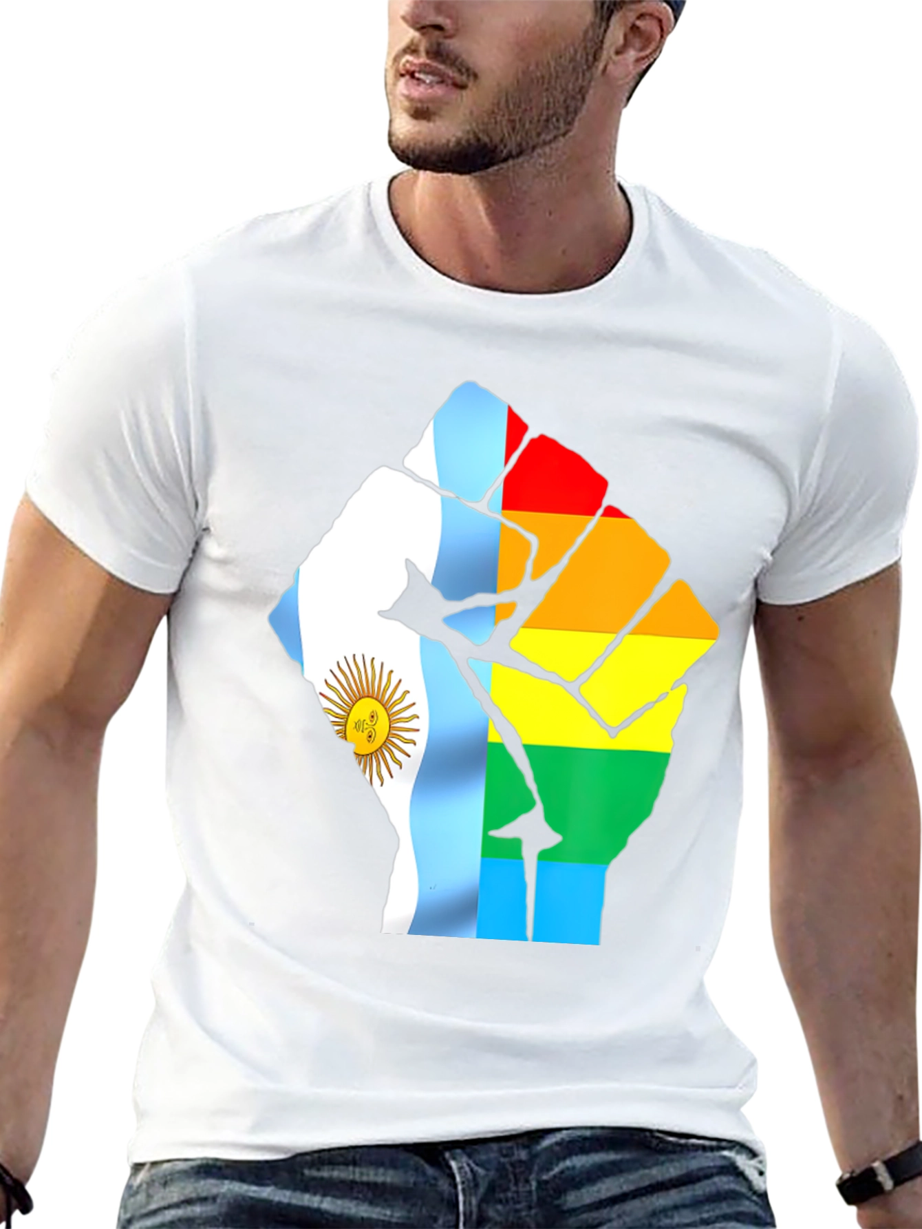Argentina Pride Fist T-Shirt