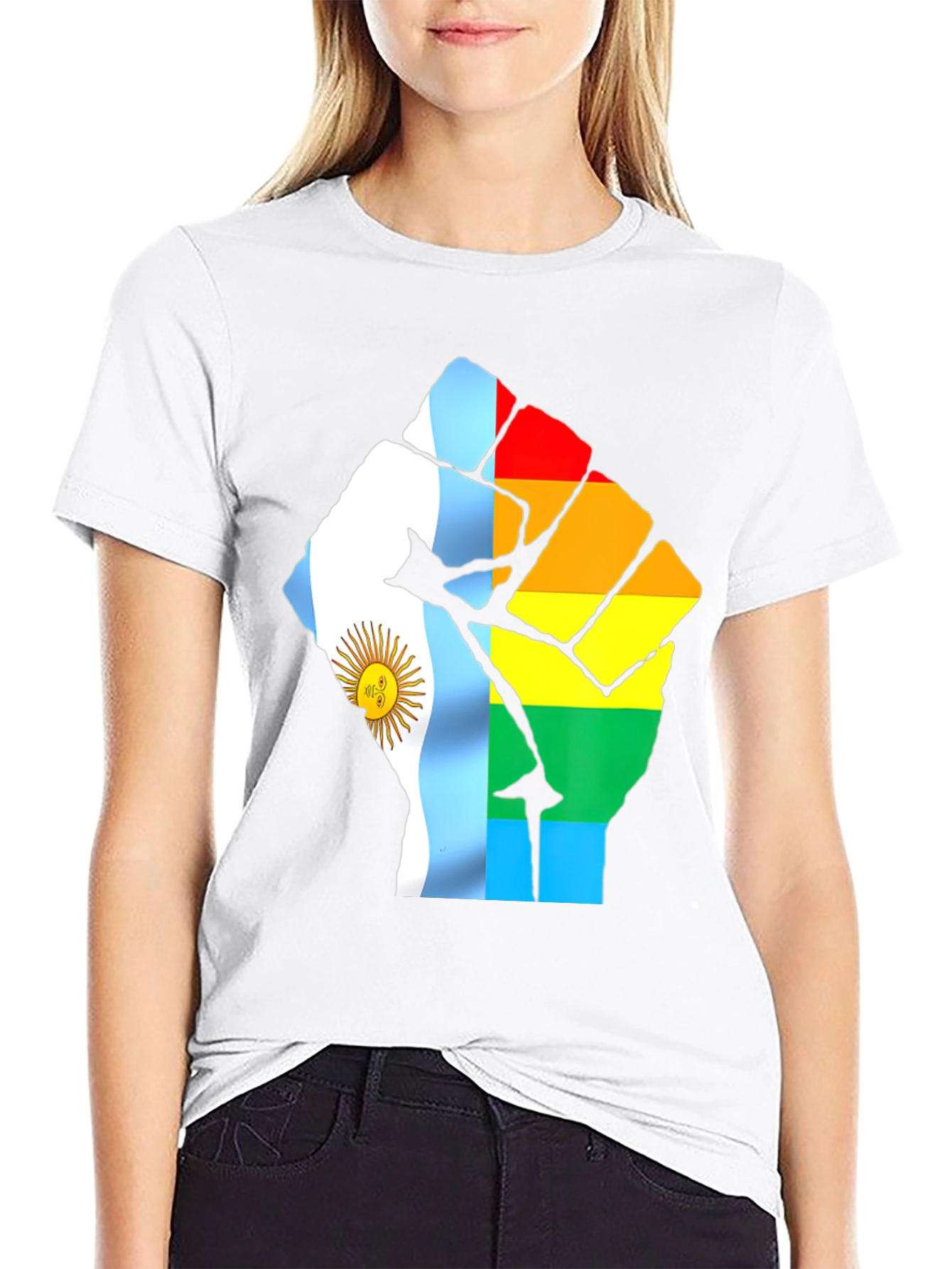 Argentina Pride Fist T-Shirt