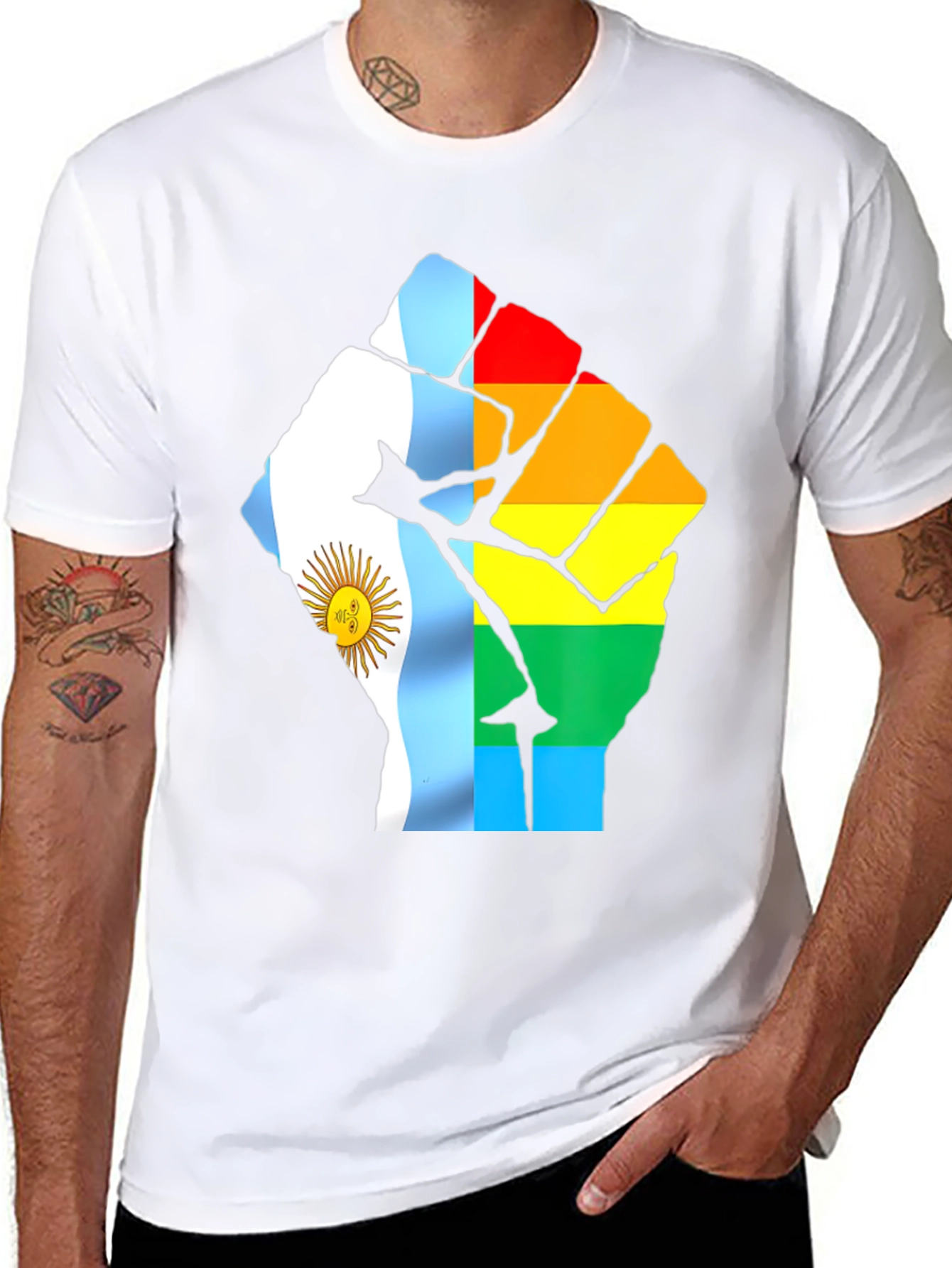 Argentina Pride Fist T-Shirt