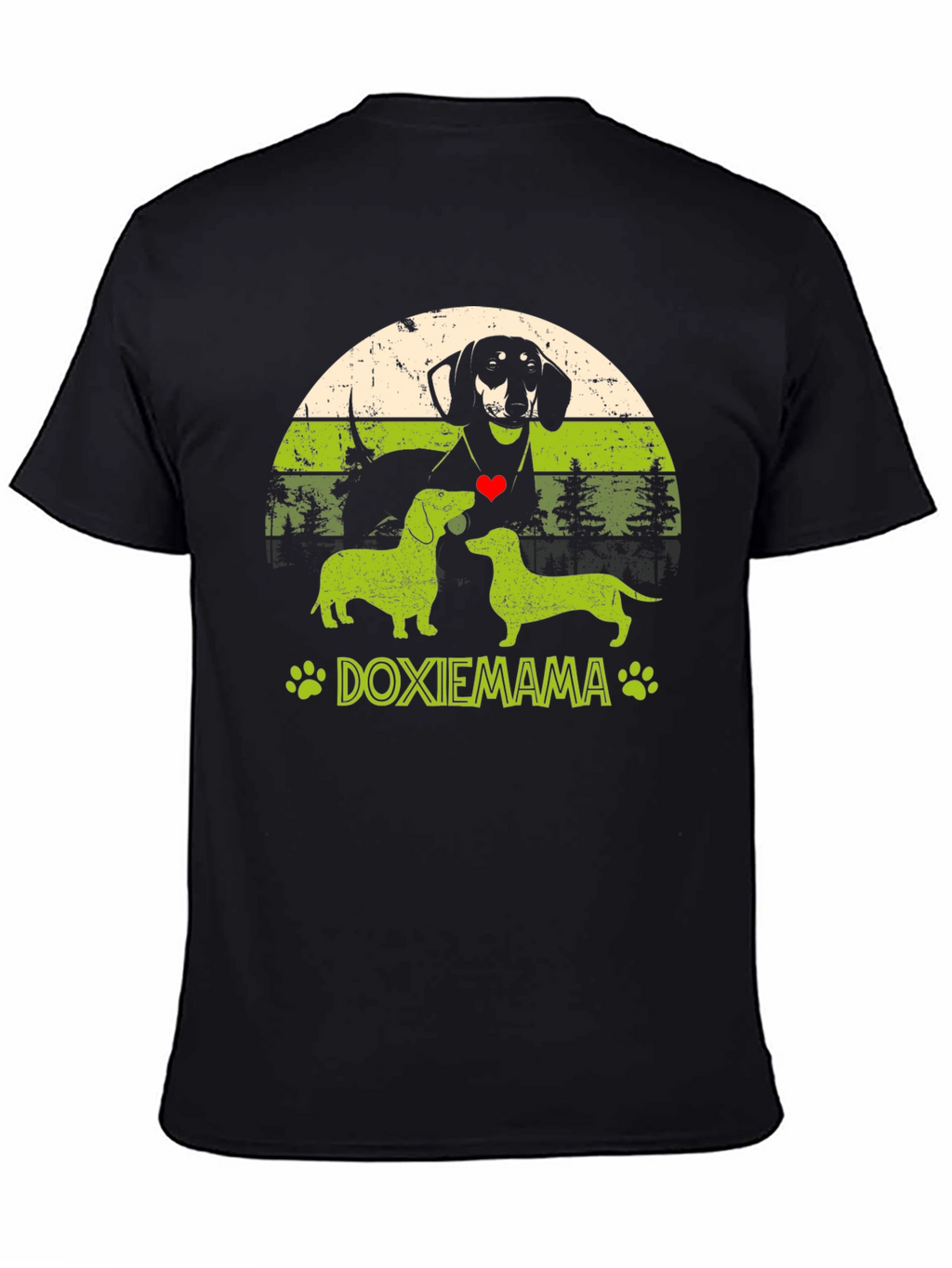 Doxie Mama Dachshund Dog Lover Graphic Tee