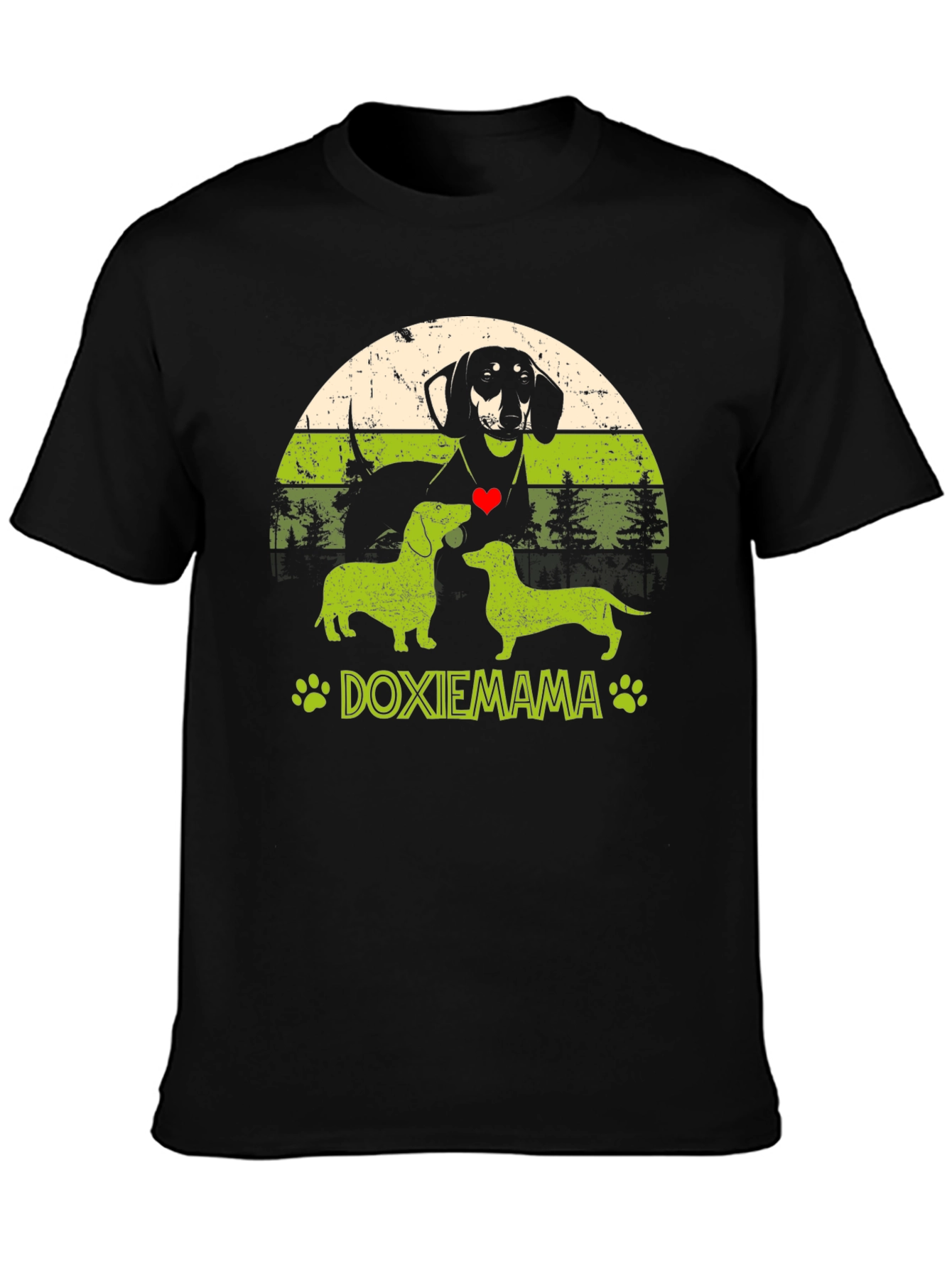 Doxie Mama Dachshund Dog Lover Graphic Tee