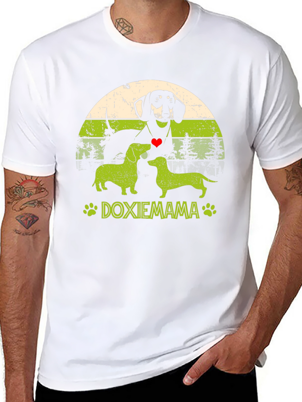 Doxie Mama Dachshund Dog Lover Graphic Tee