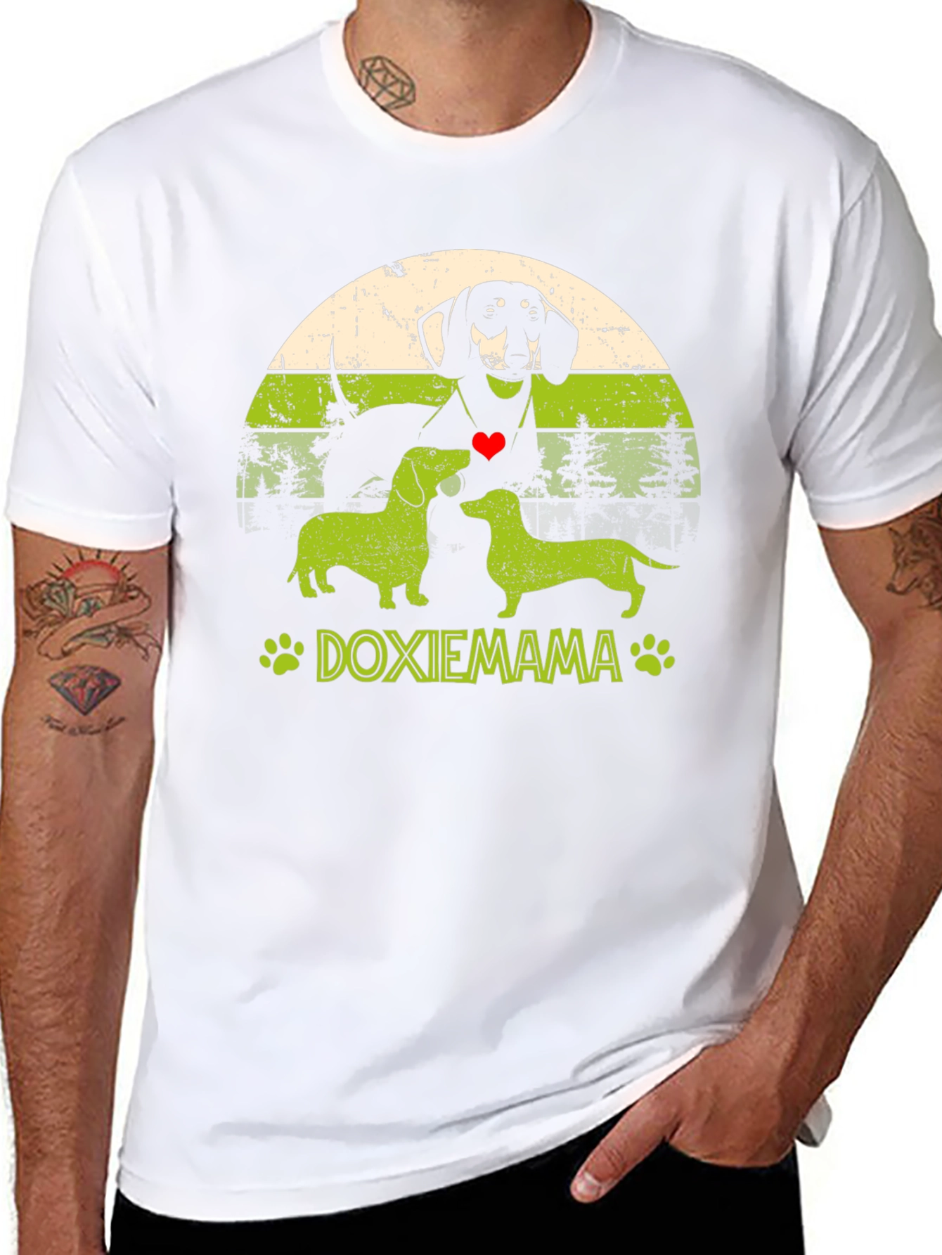 Doxie Mama Dachshund Dog Lover Graphic Tee