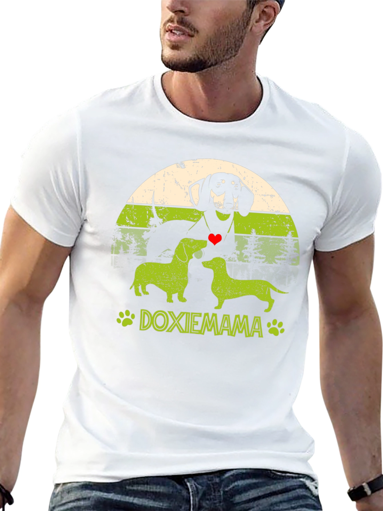 Doxie Mama Dachshund Dog Lover Graphic Tee