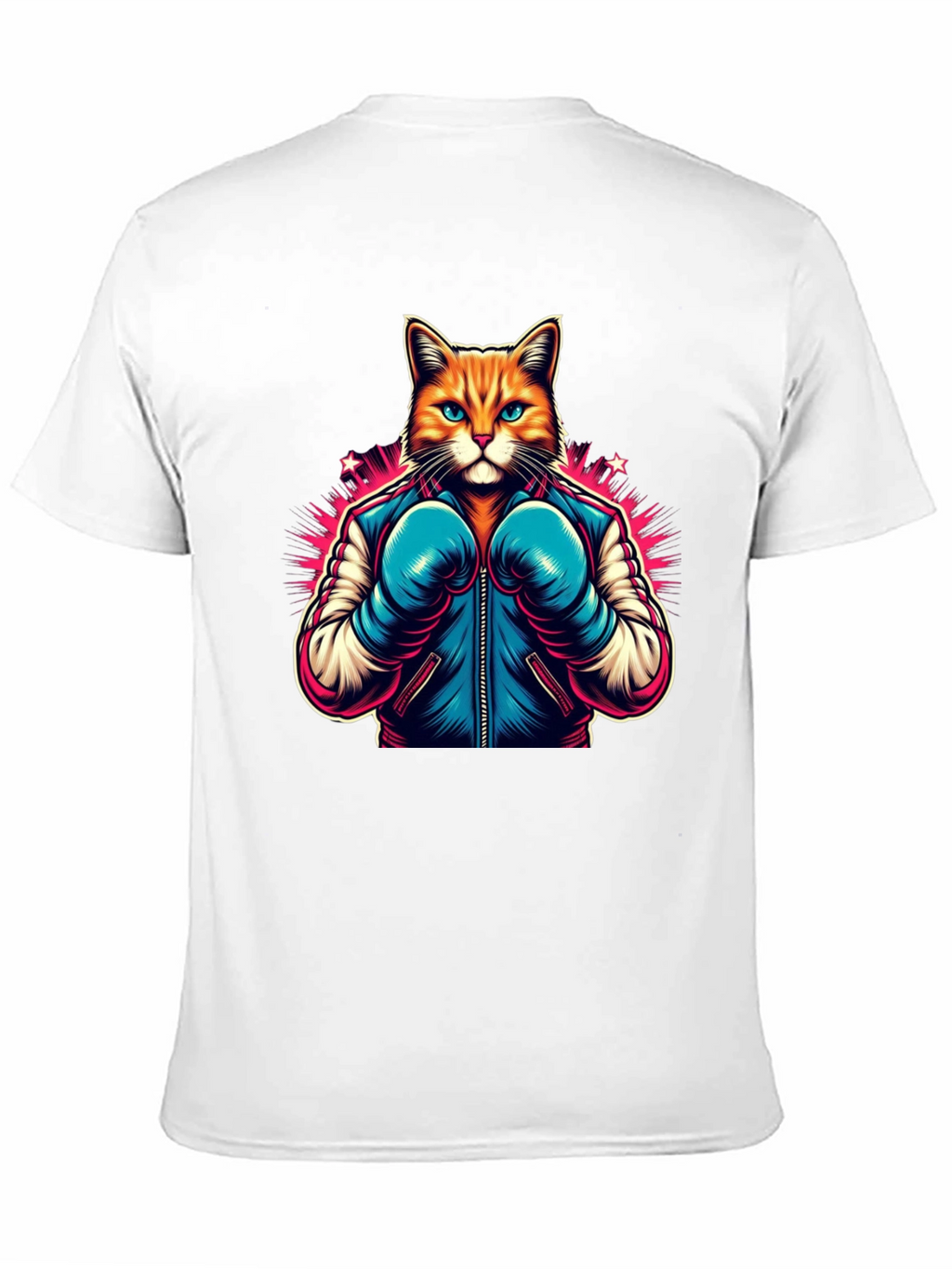 Boxer Cat Graphic Tee - Black T-Shirt
