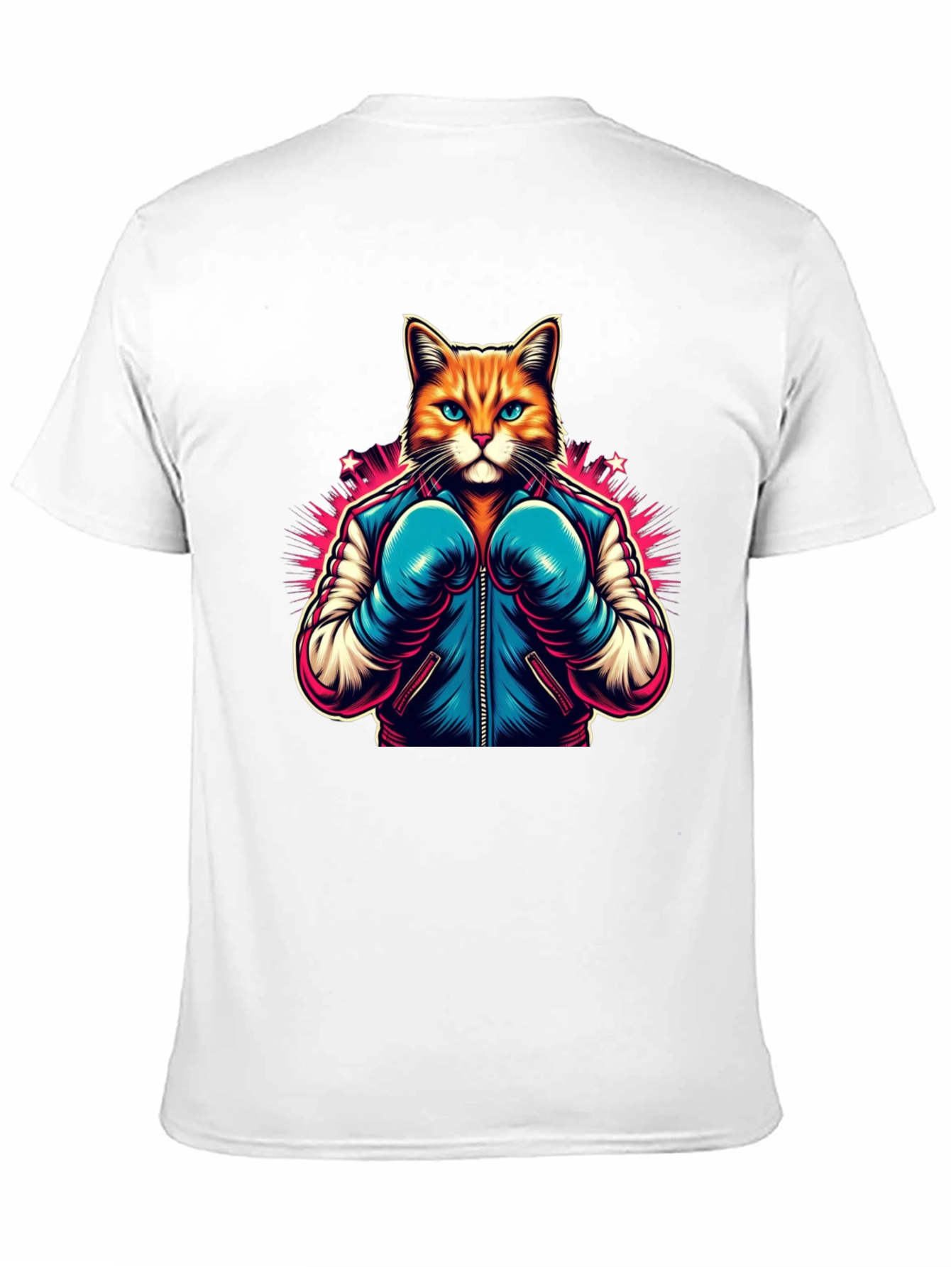 Boxer Cat Graphic Tee - Black T-Shirt
