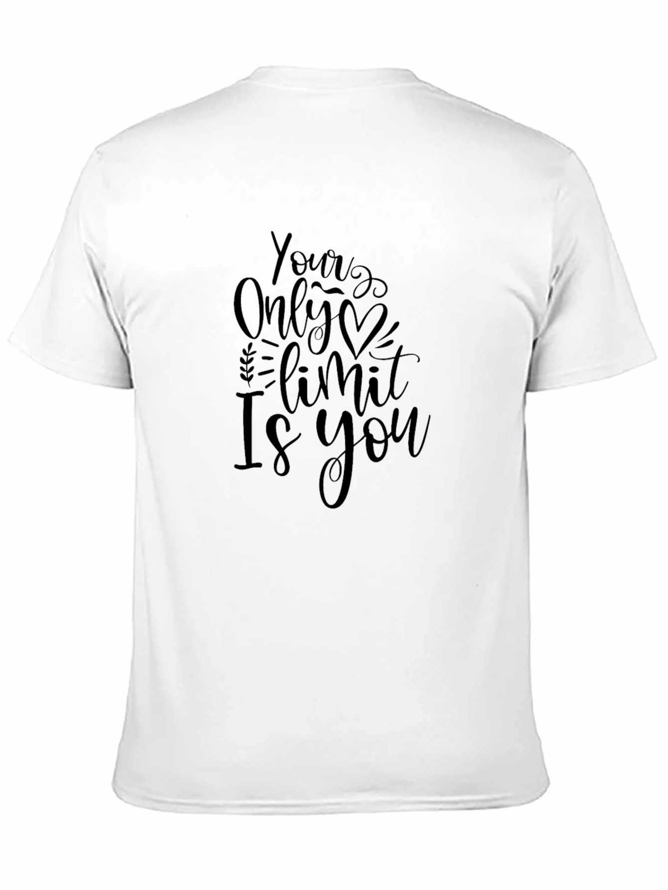 Your Only Limit Is You Graphic Tee - Black
