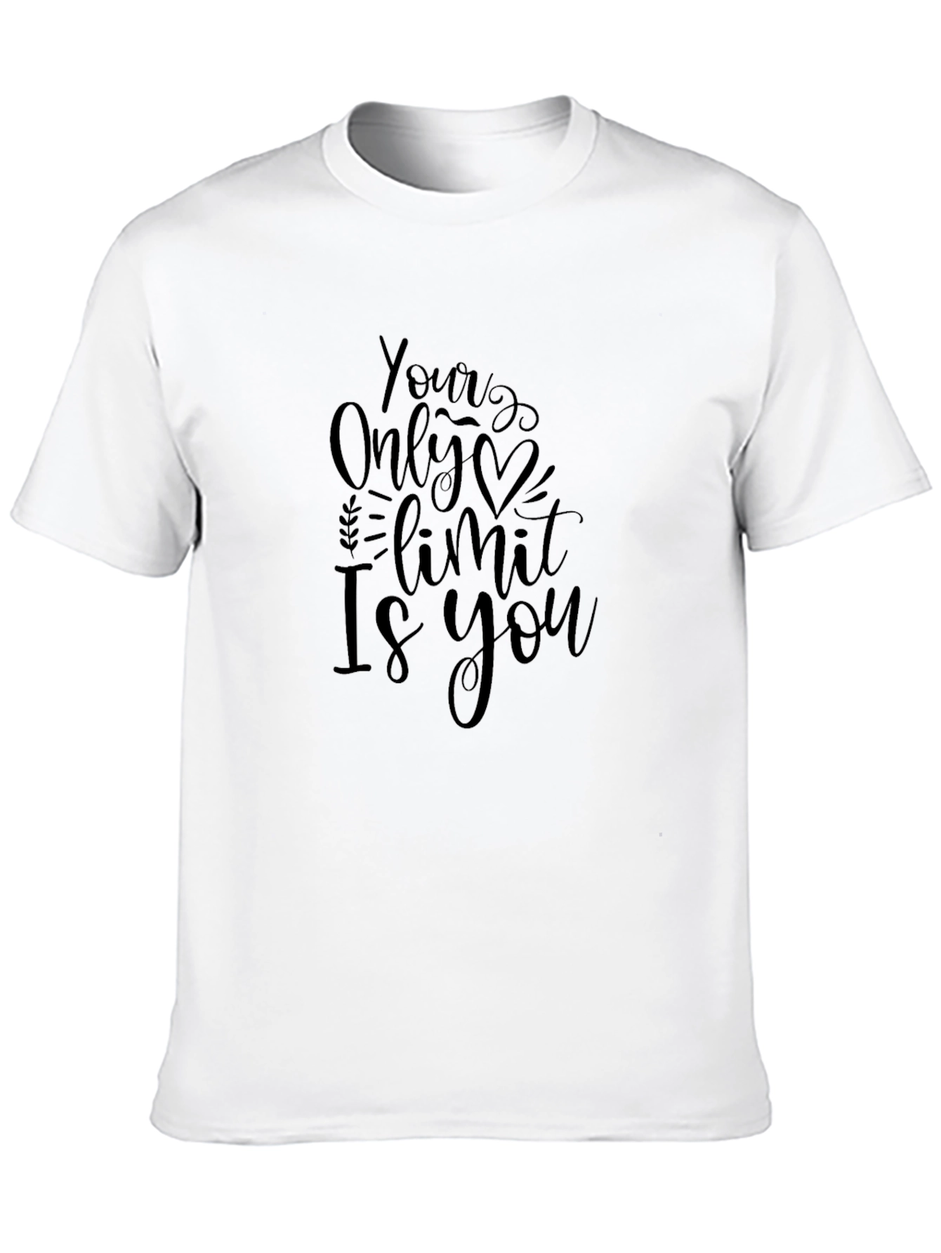 Your Only Limit Is You Graphic Tee - Black
