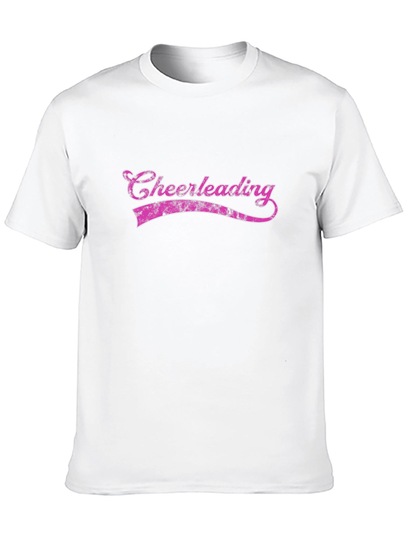 Cheerleading Pink Graphic T-Shirt