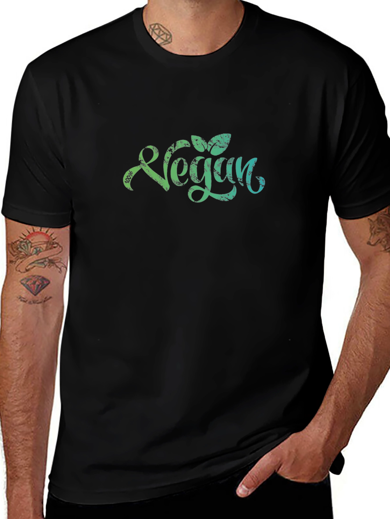 Vegan Graphic Tee - Stylish & Comfortable Cotton T-Shirt