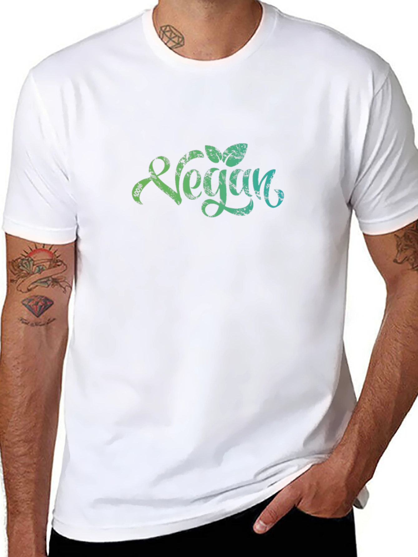 Vegan Graphic Tee - Stylish & Comfortable Cotton T-Shirt