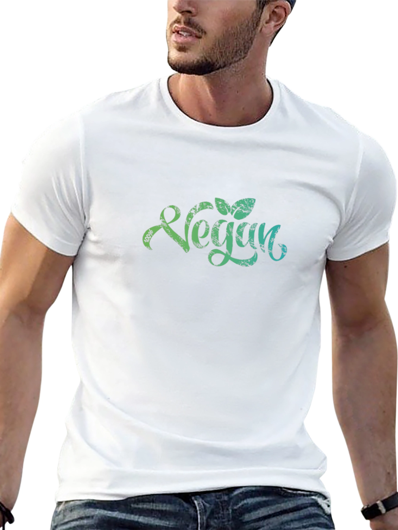 Vegan Graphic Tee - Stylish & Comfortable Cotton T-Shirt