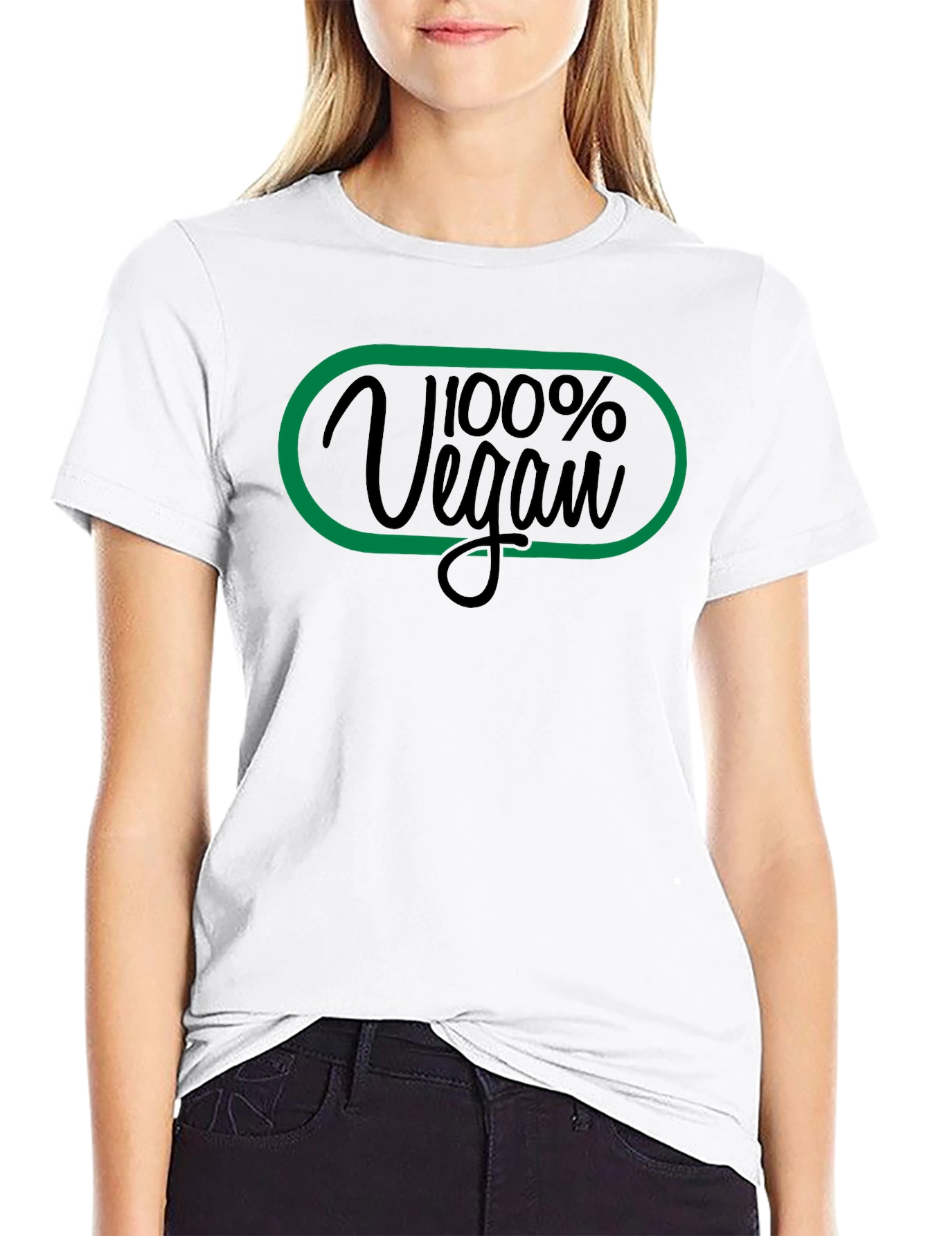 100% Vegan Graphic Tee - Stylish & Comfortable