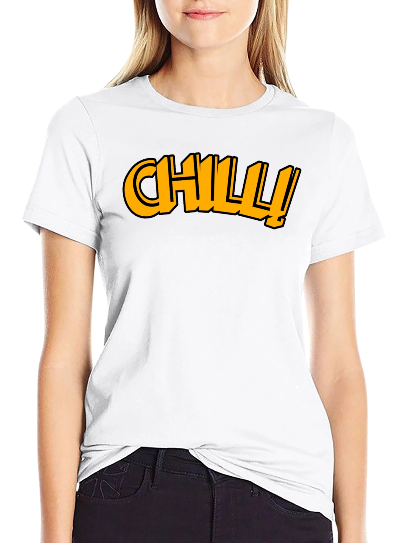 Chill Graphic Tee - Cool & Casual Black T-Shirt