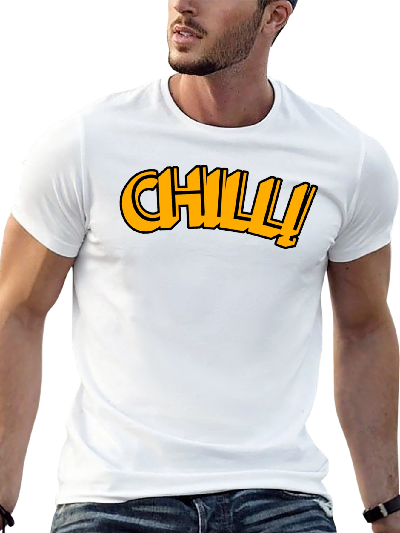 Chill Graphic Tee - Cool & Casual Black T-Shirt