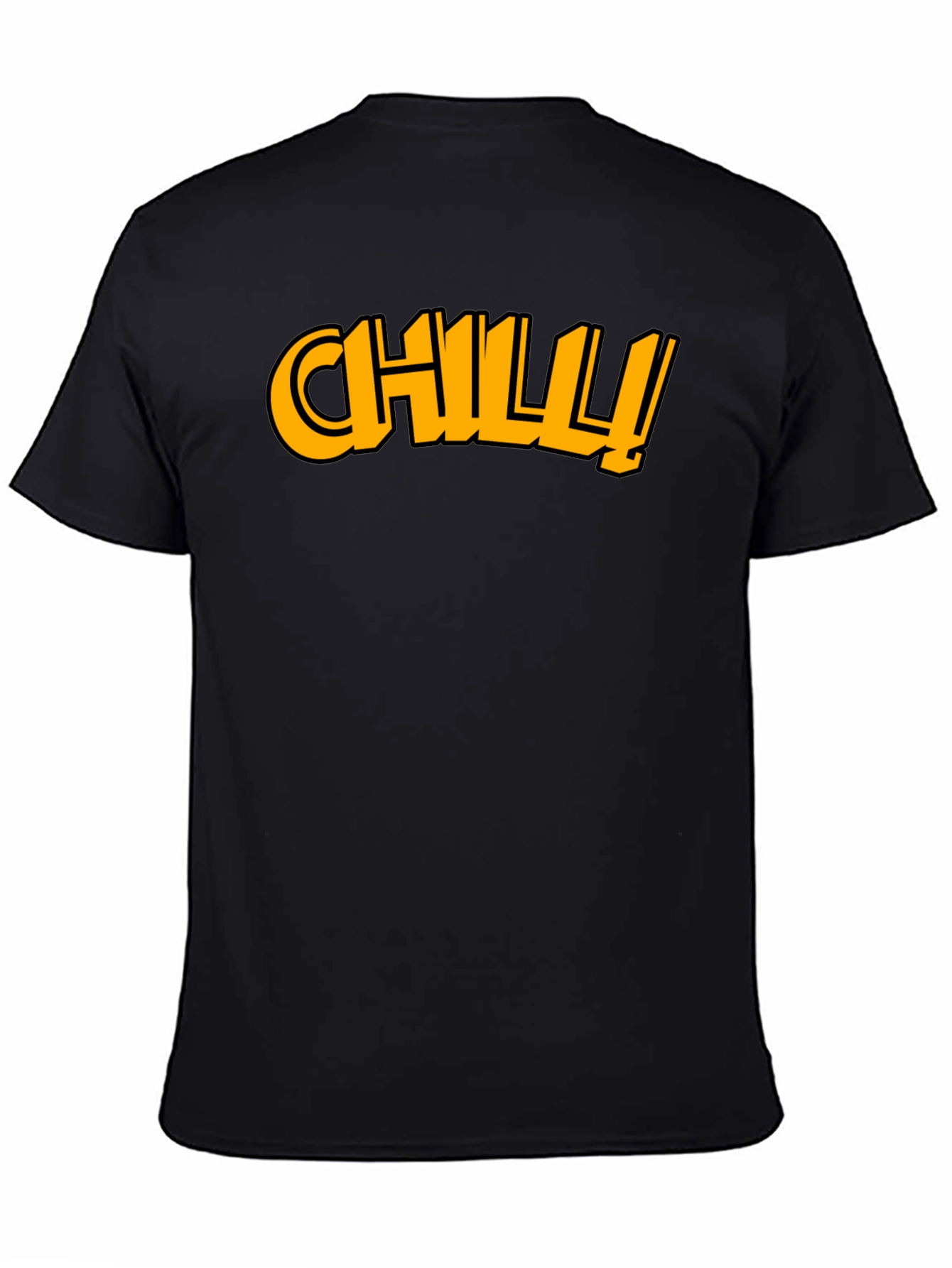 Chill Graphic Tee - Cool & Casual Black T-Shirt