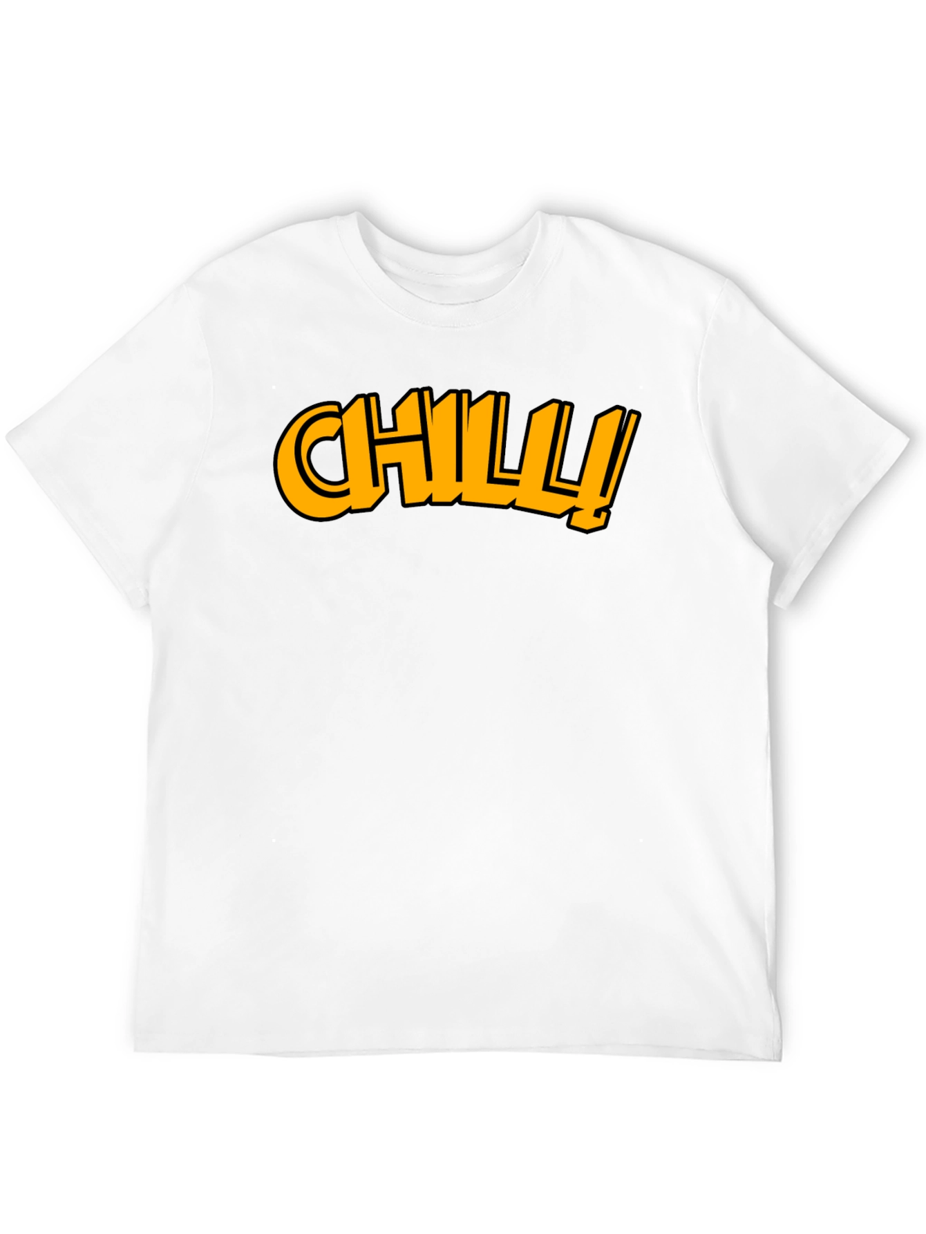 Chill Graphic Tee - Cool & Casual Black T-Shirt