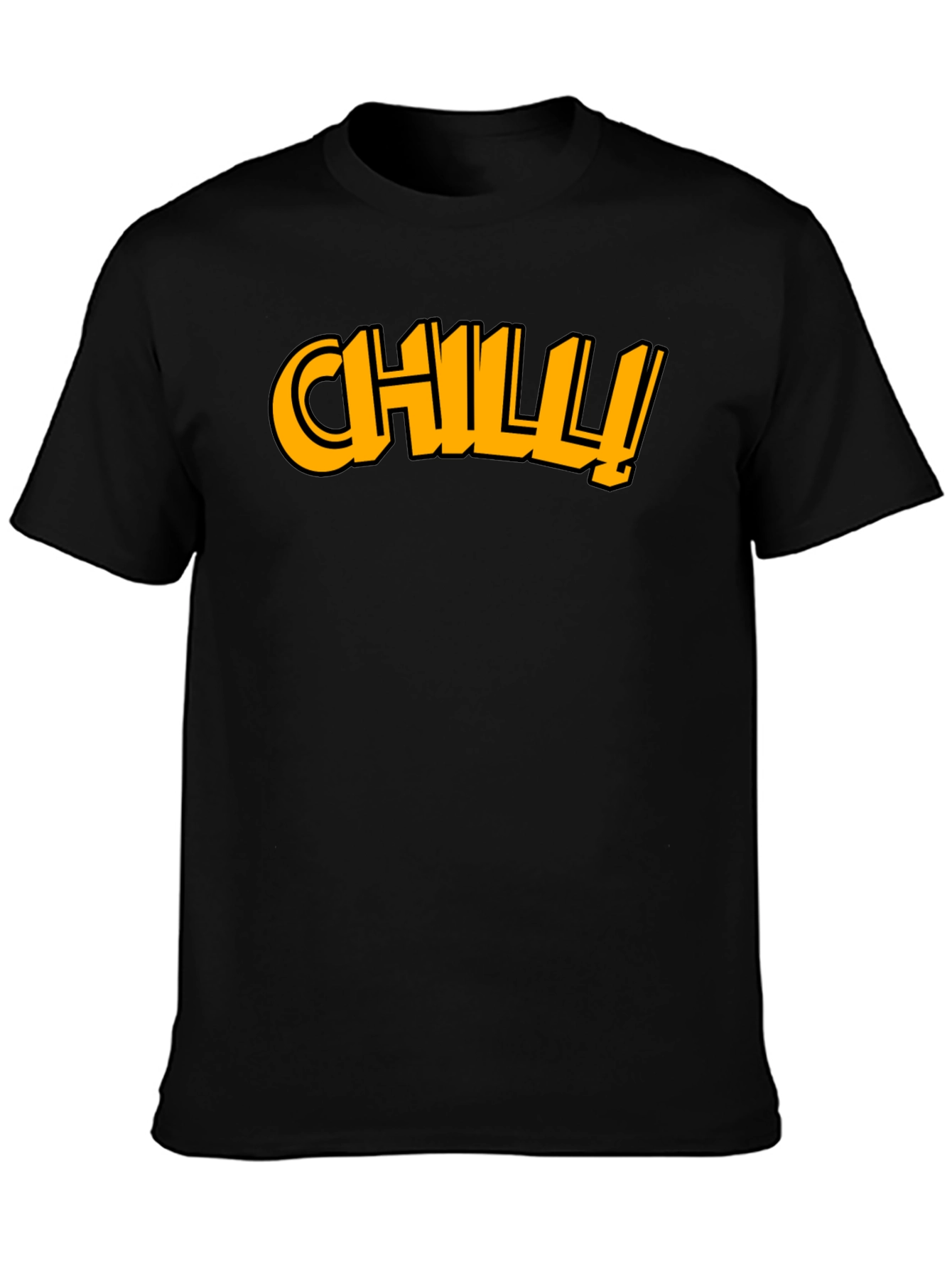Chill Graphic Tee - Cool & Casual Black T-Shirt