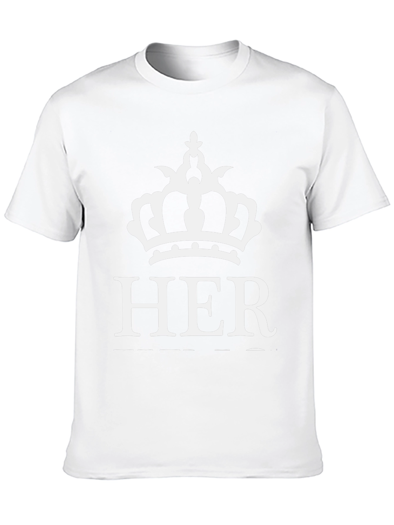 Queens HER Black Graphic Tee for Women