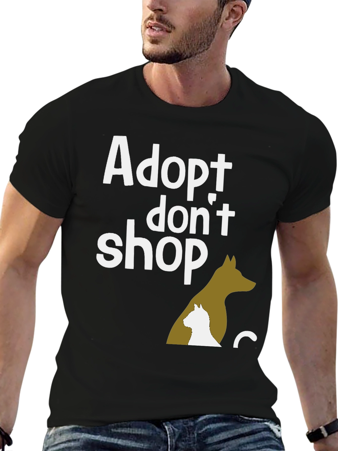 Adopt Dont Shop Graphic Tee