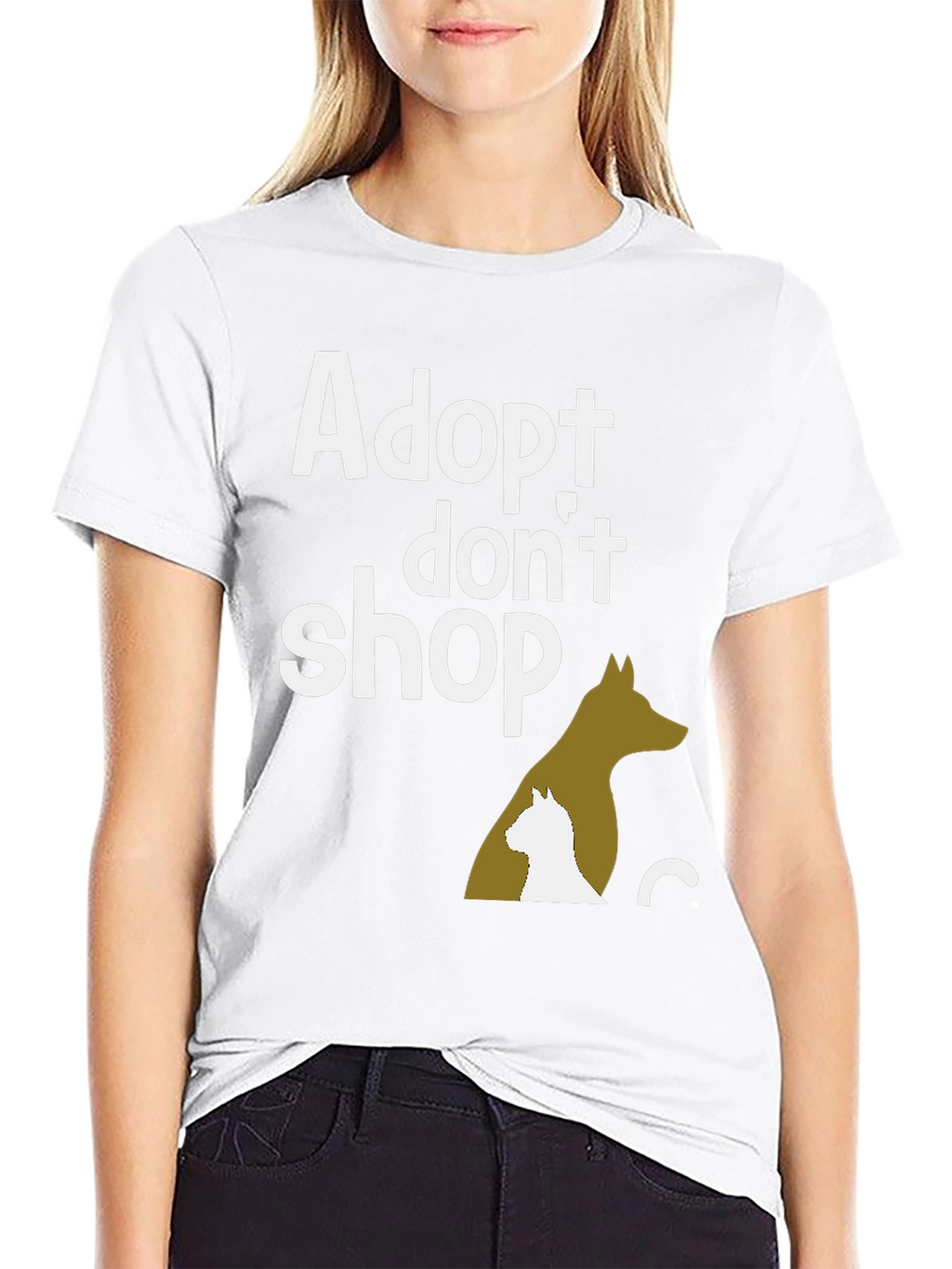 Adopt Dont Shop Graphic Tee