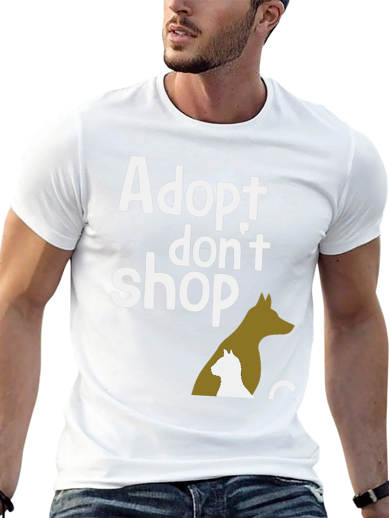 Adopt Dont Shop Graphic Tee