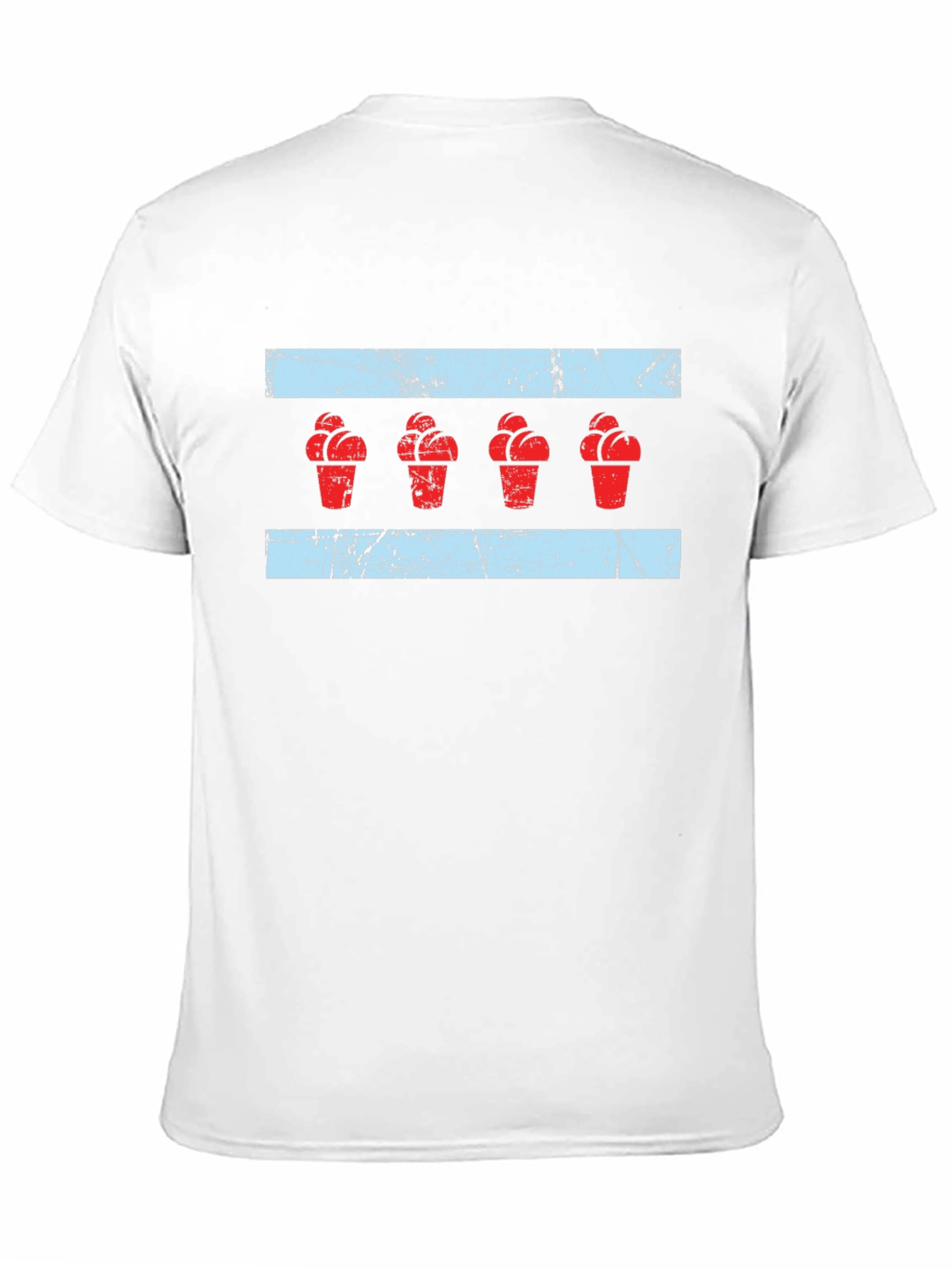 Chicago Ice Cream Flag Graphic Tee