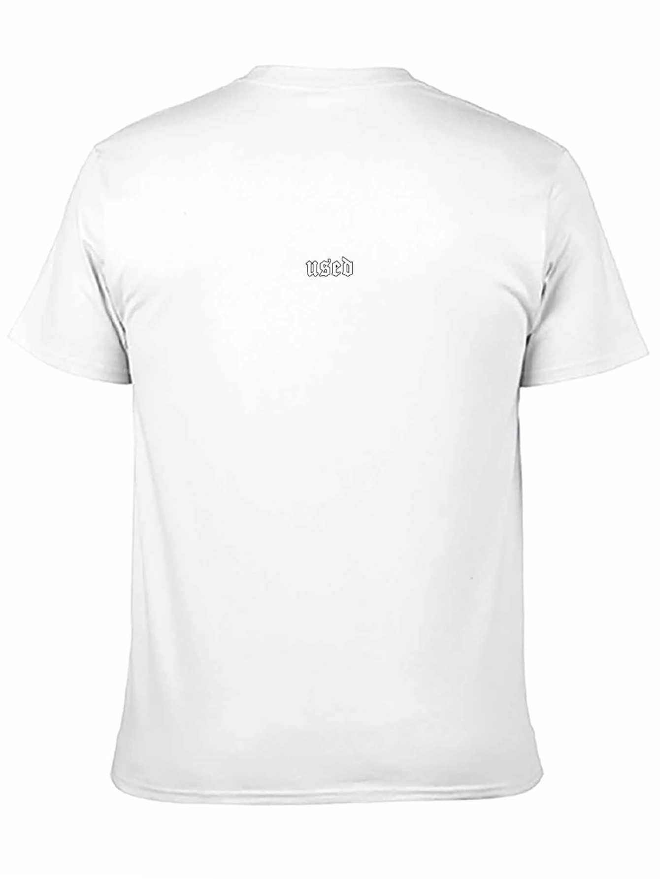 Black Used Graphic Tee - Modern Streetwear Style