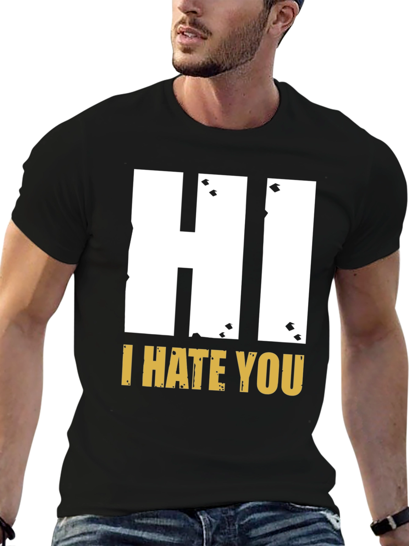 Hi I Hate You Graphic T-Shirt - Bold Statement Tee