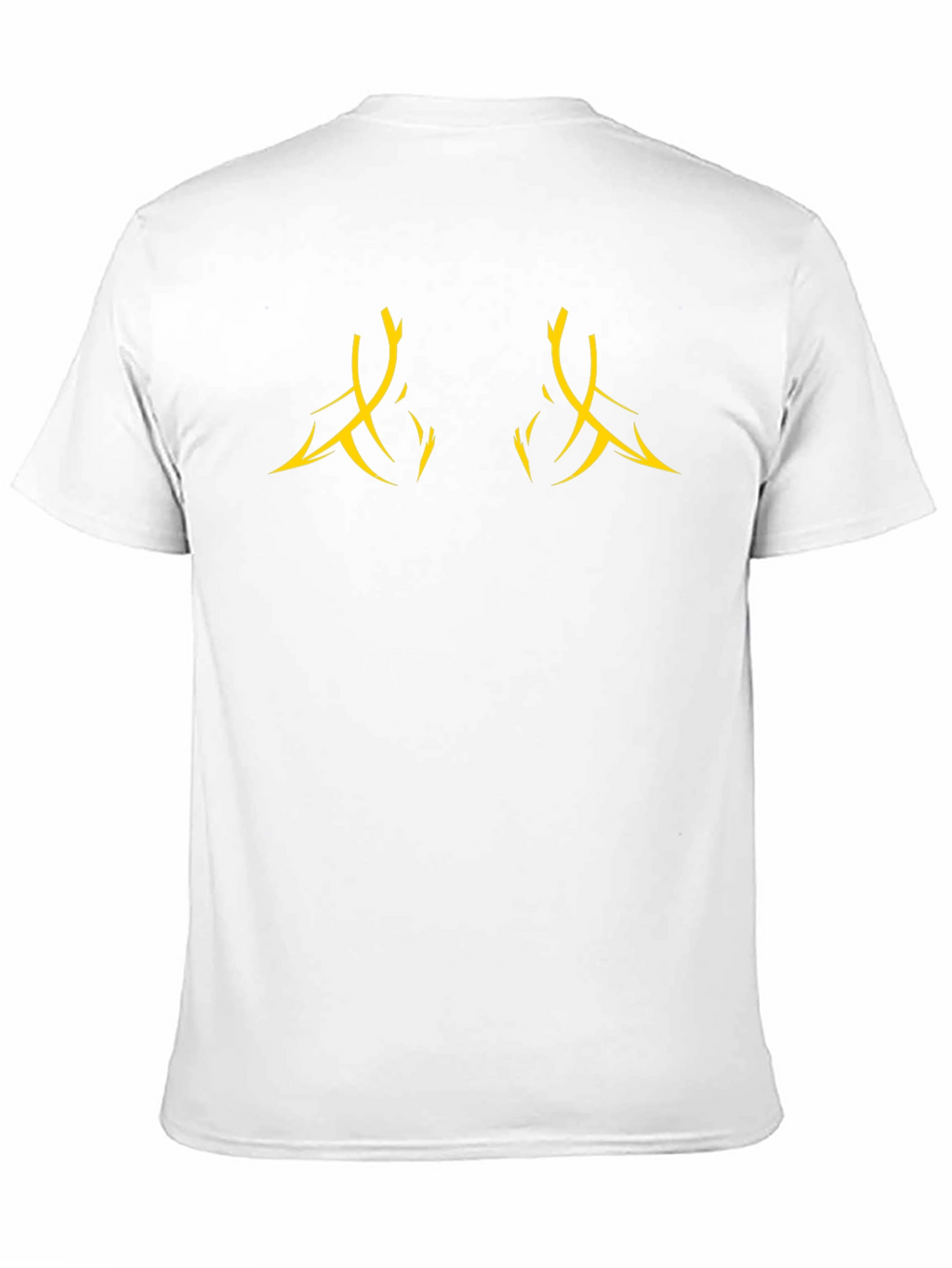 Black Graphic Tee with Abstract Design