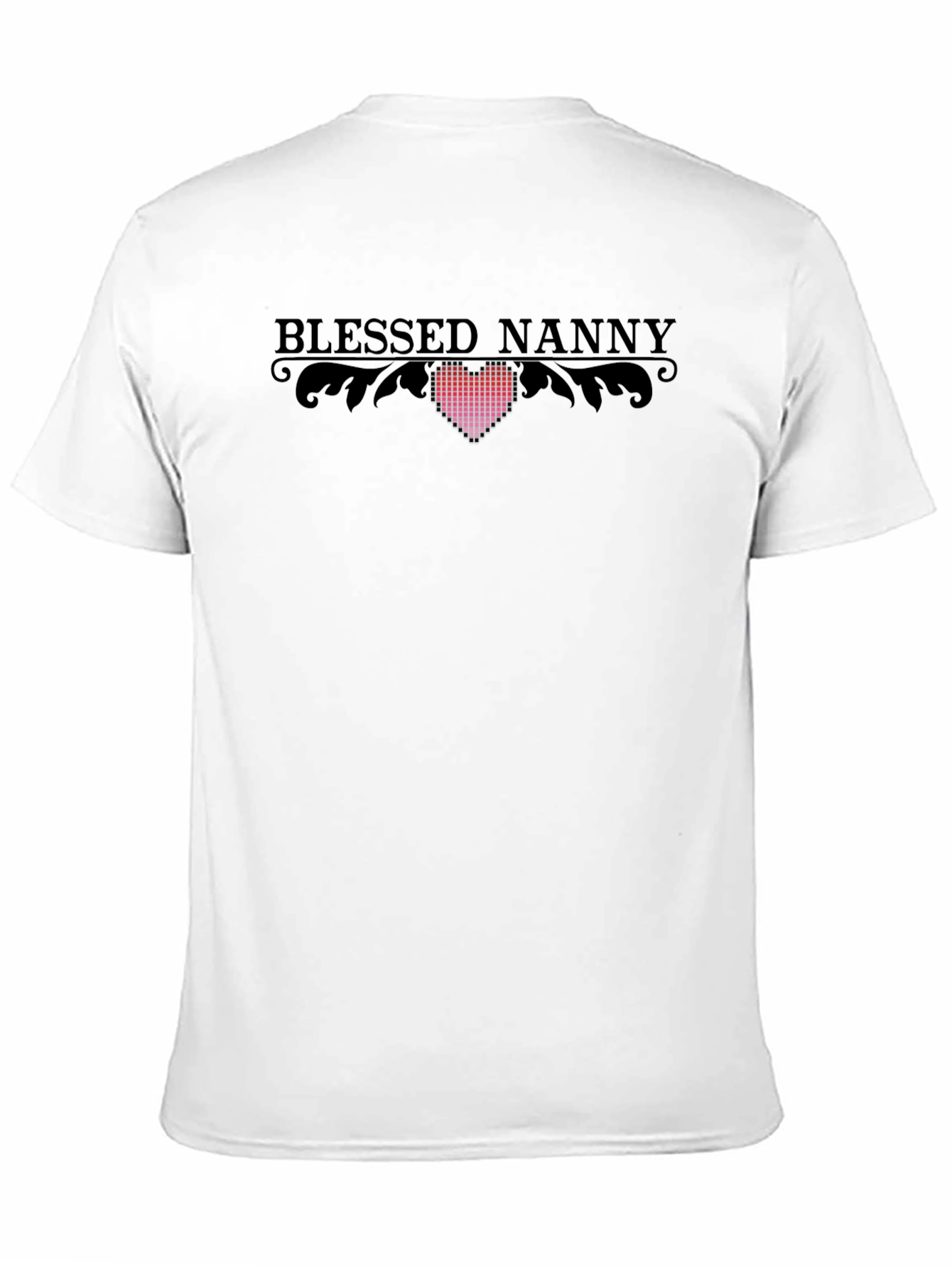 Blessed Nanny Heart Graphic Tee - Stylish Comfort