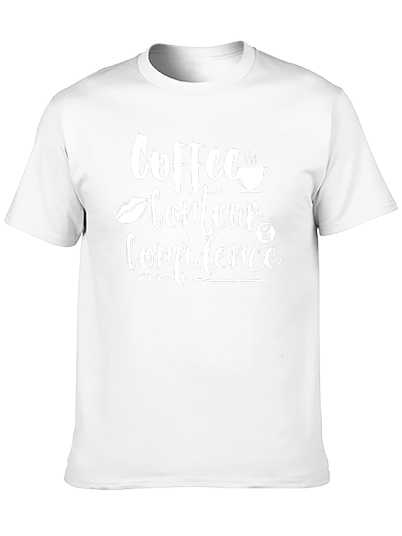 Coffee Contour Confidence Graphic T-Shirt