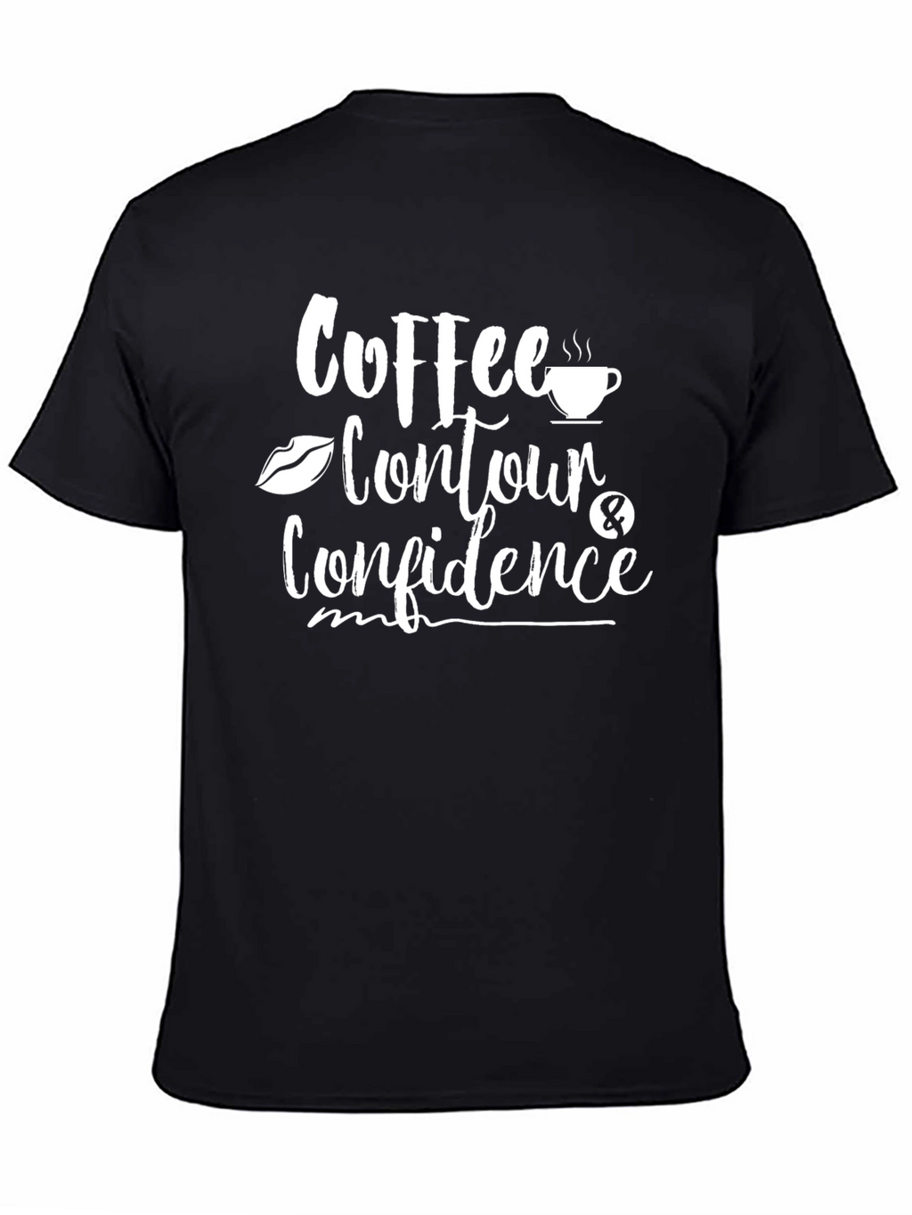 Coffee Contour Confidence Graphic T-Shirt