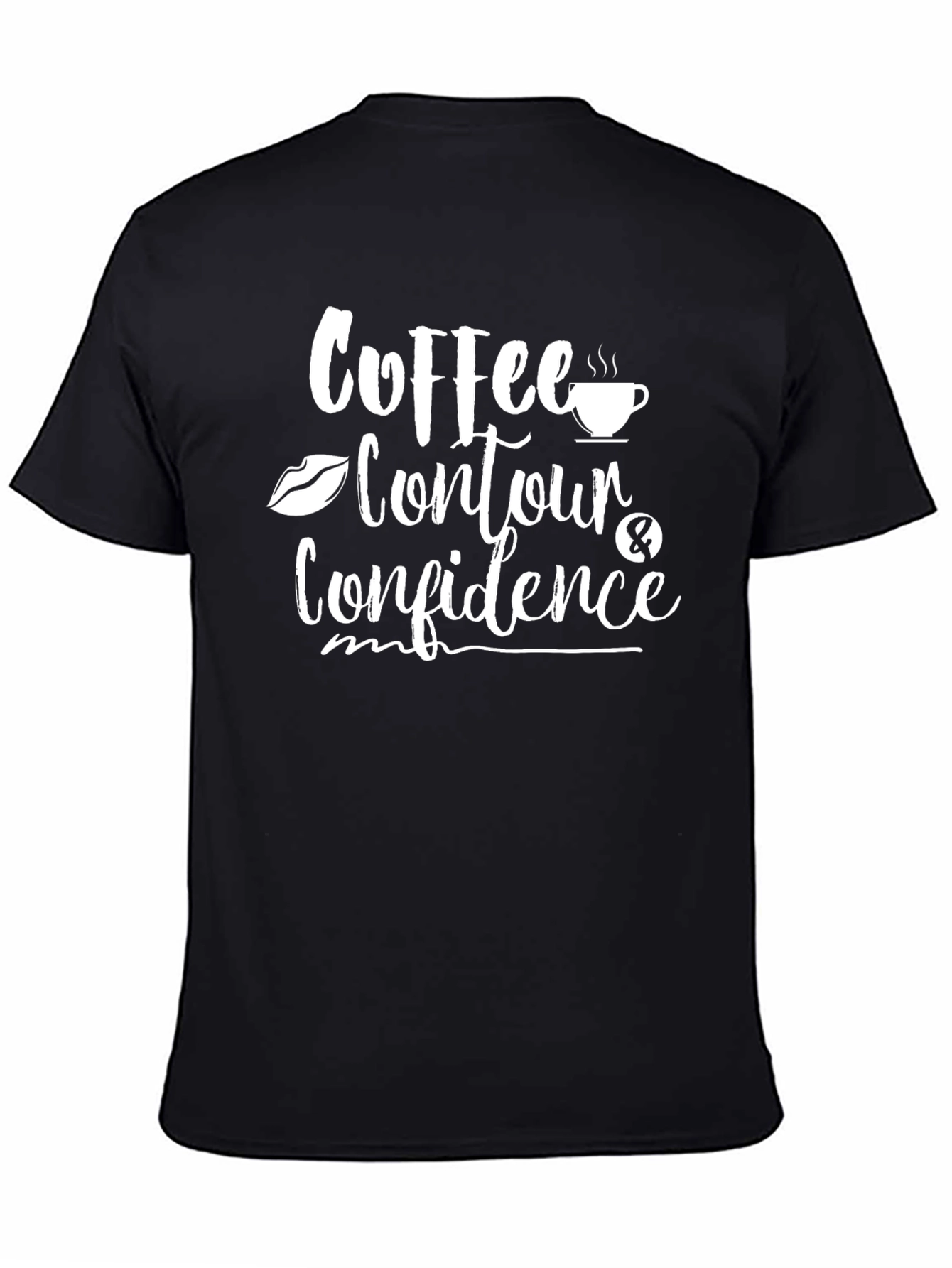 Coffee Contour Confidence Graphic T-Shirt