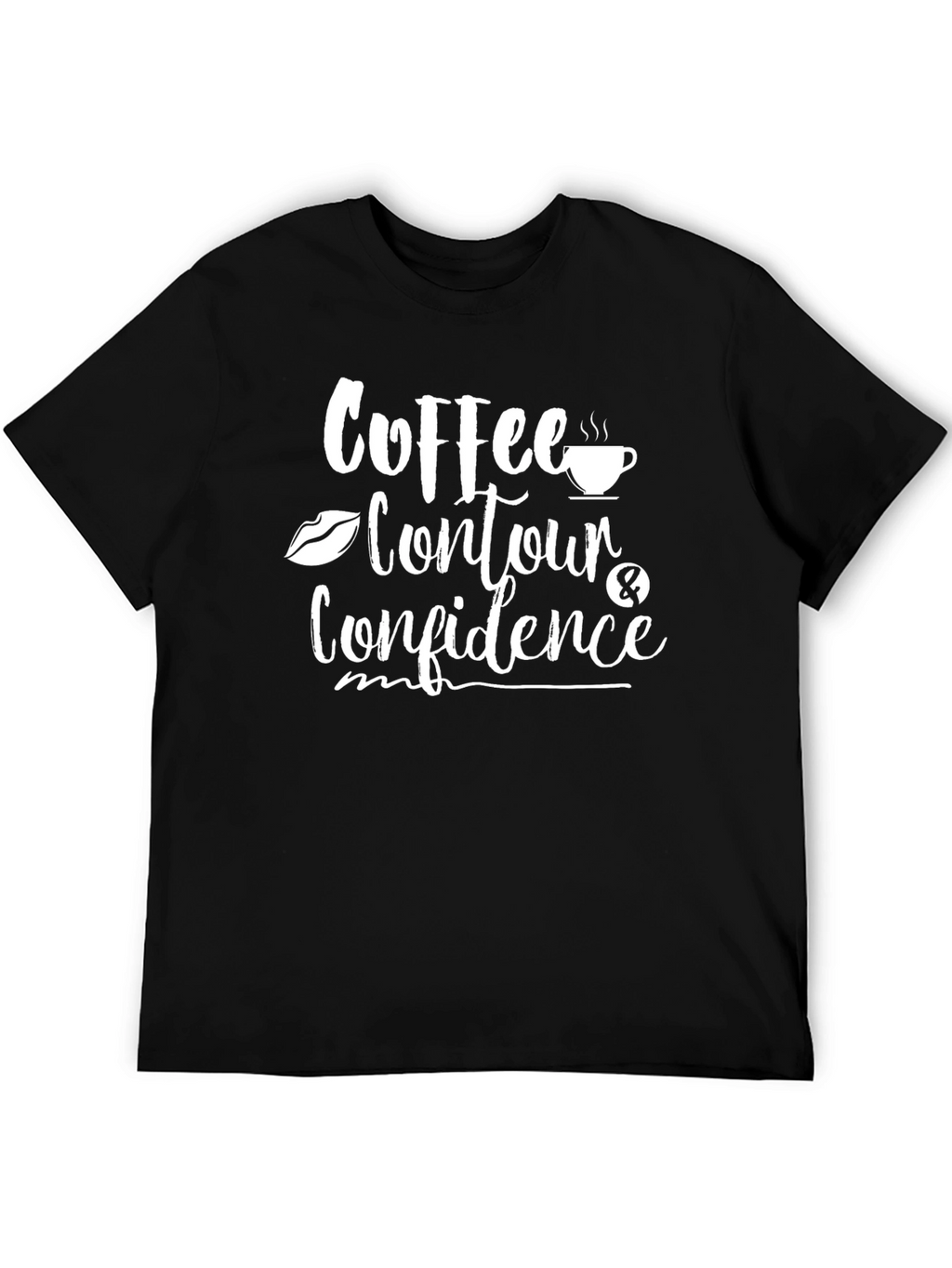 Coffee Contour Confidence Graphic T-Shirt