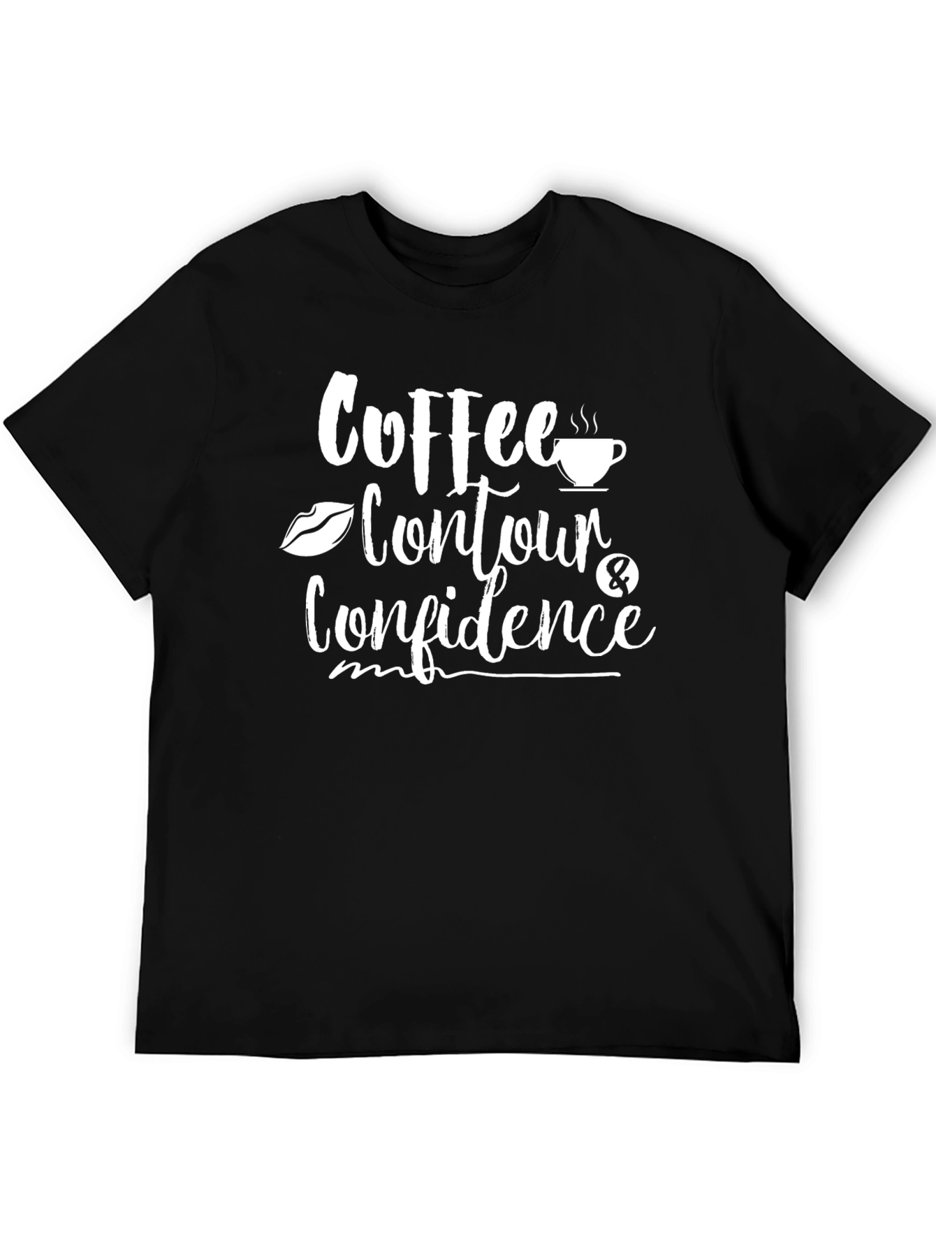 Coffee Contour Confidence Graphic T-Shirt