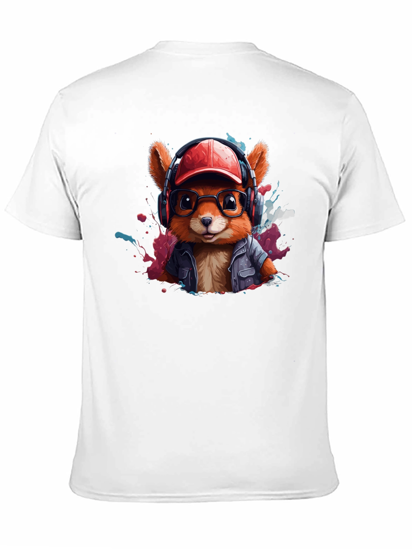 Stylish Squirrel Graphic T-Shirt - Trendy Urban Design