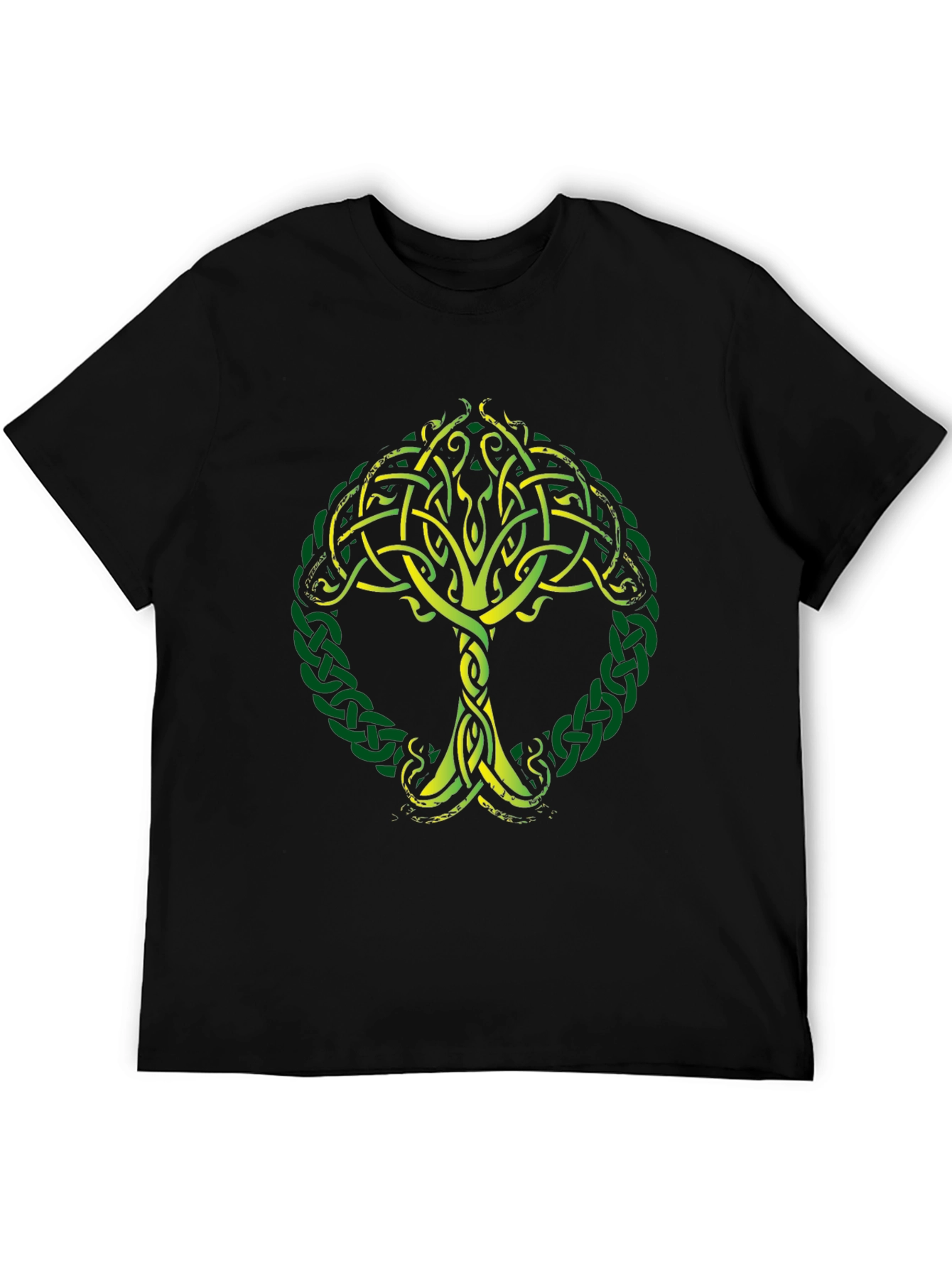 Celtic Tree of Life Graphic Tee - Black